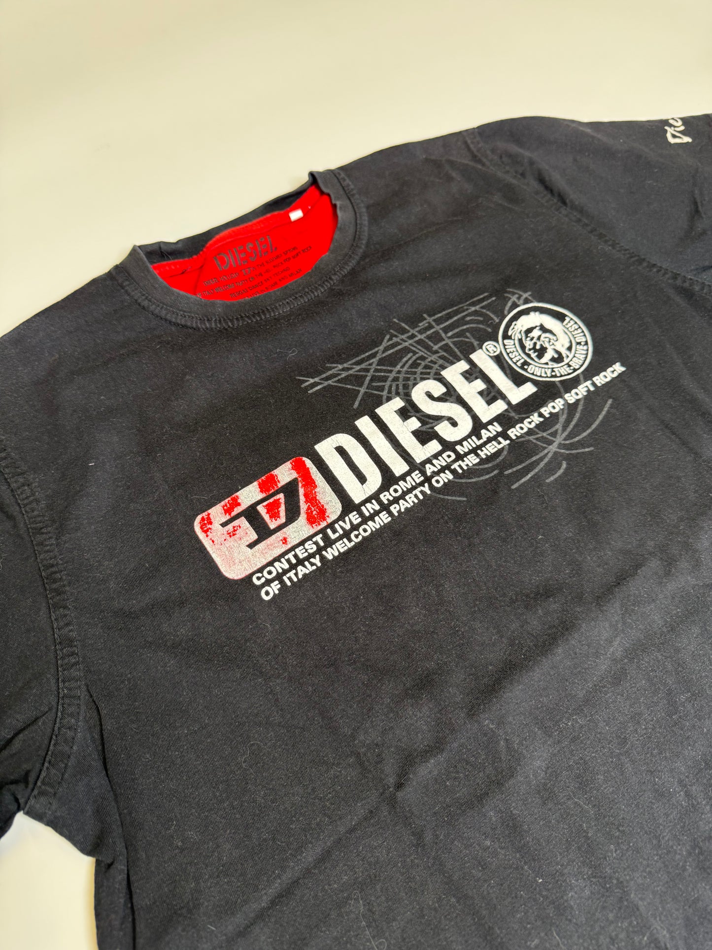 VINTAGE BLACK DIESEL SHIRT (L)