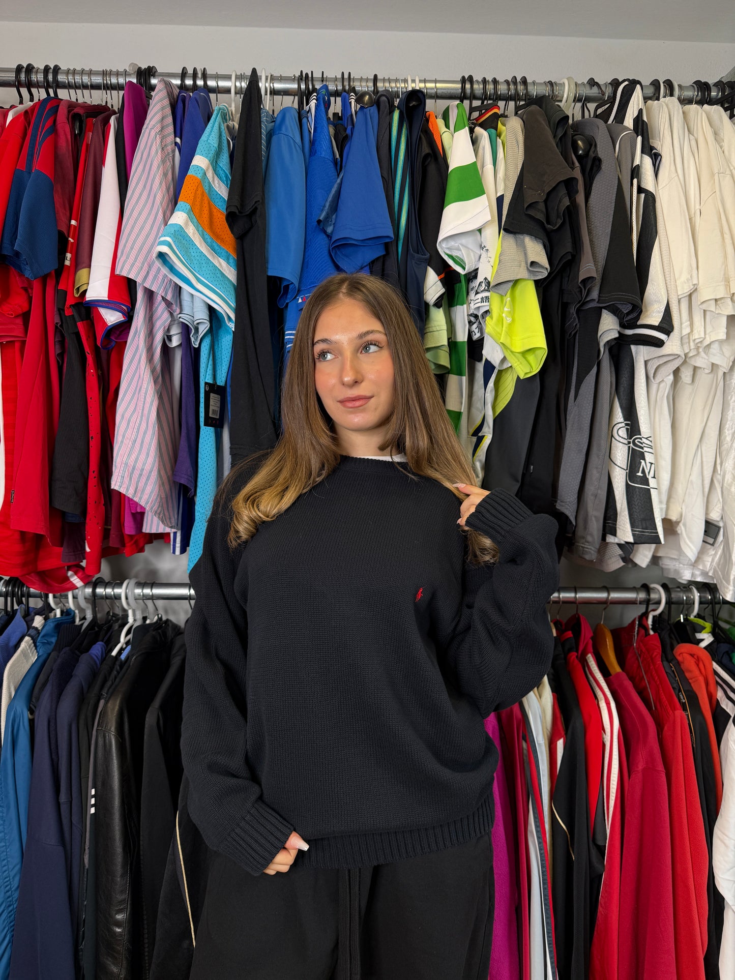 POLO RALPH LAUREN KNIT SWEATER (XL)