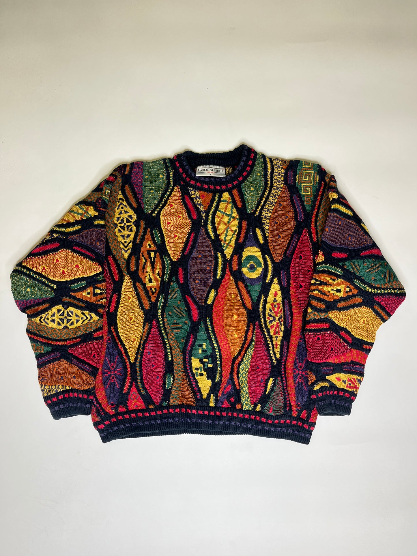 ORIGINAL CARLO ALBERTO AUSTRALIA COOGIE STYLE SWEATER (L)