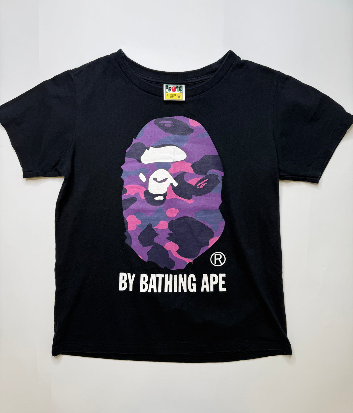 BAPE BY BATHING APE TEE – PURPLE PINK CAMO (XS)