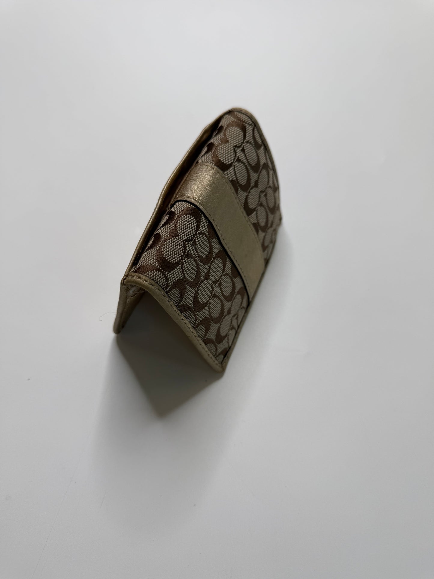 COACH VINTAGE SIGNATURE CANVAS CARD CASE