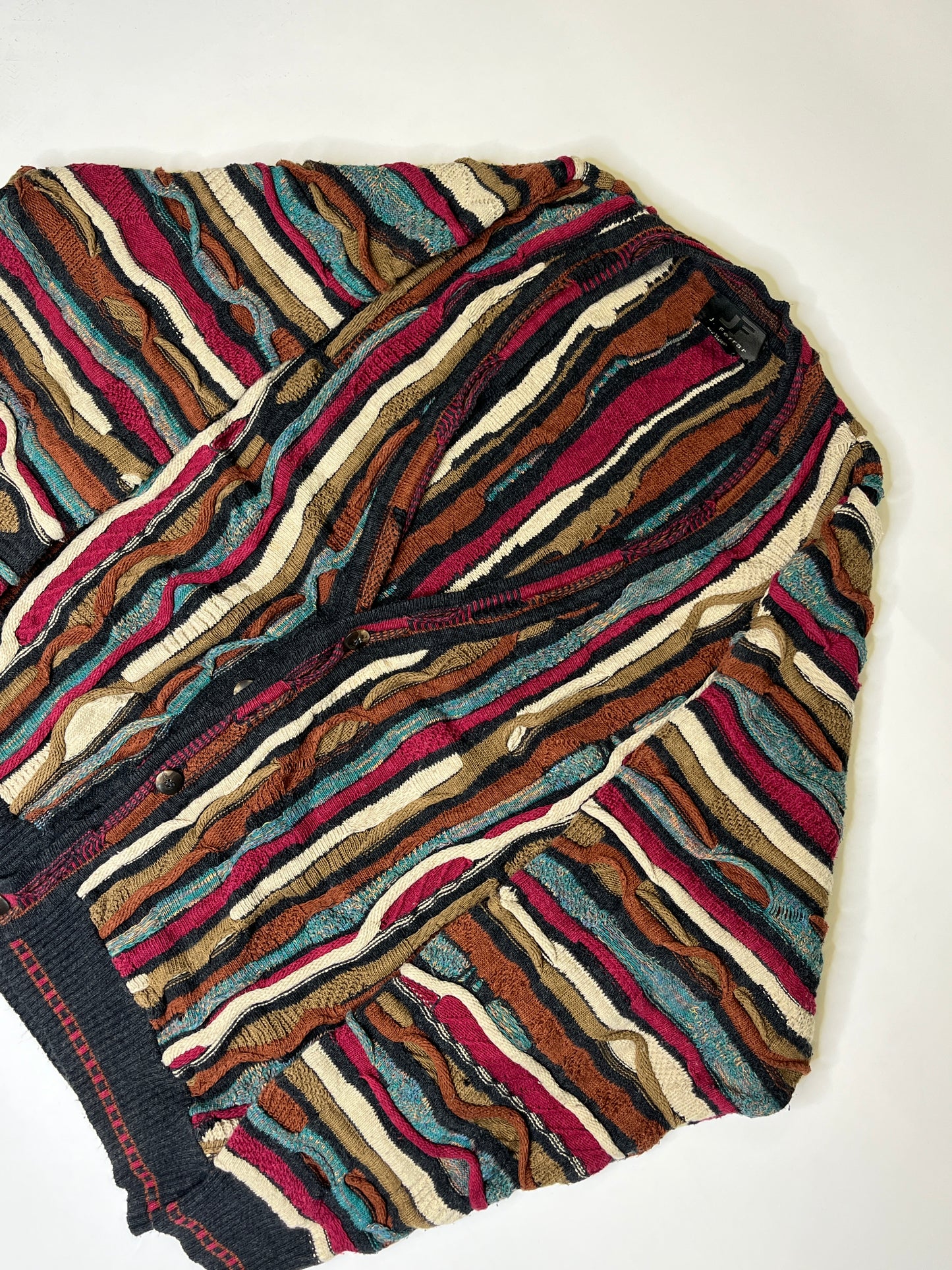 J. FERRAR COOGI STYLE CARDIGAN (XL)