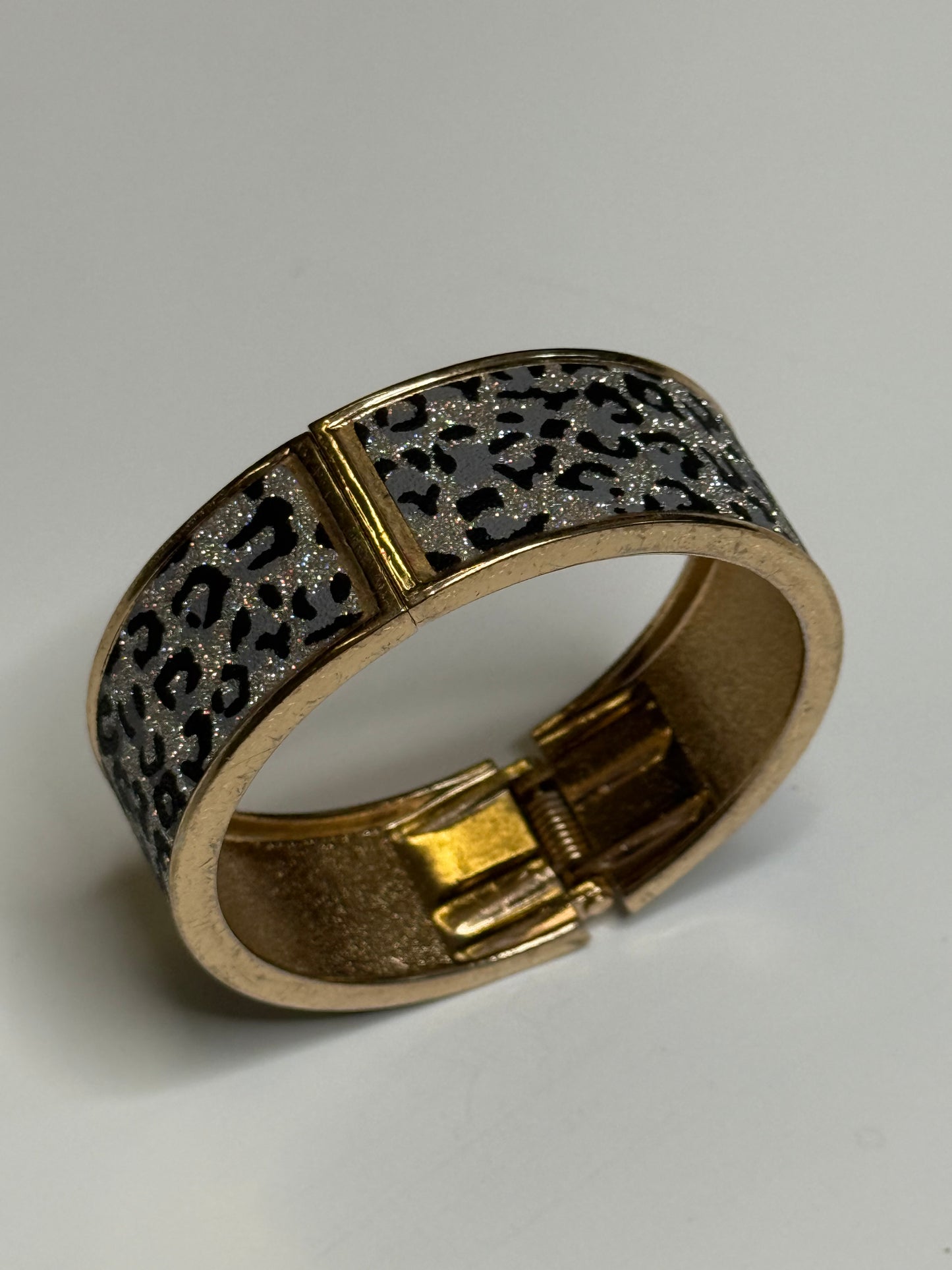 VINTAGE GOLD/LEOPRINT BRACELET