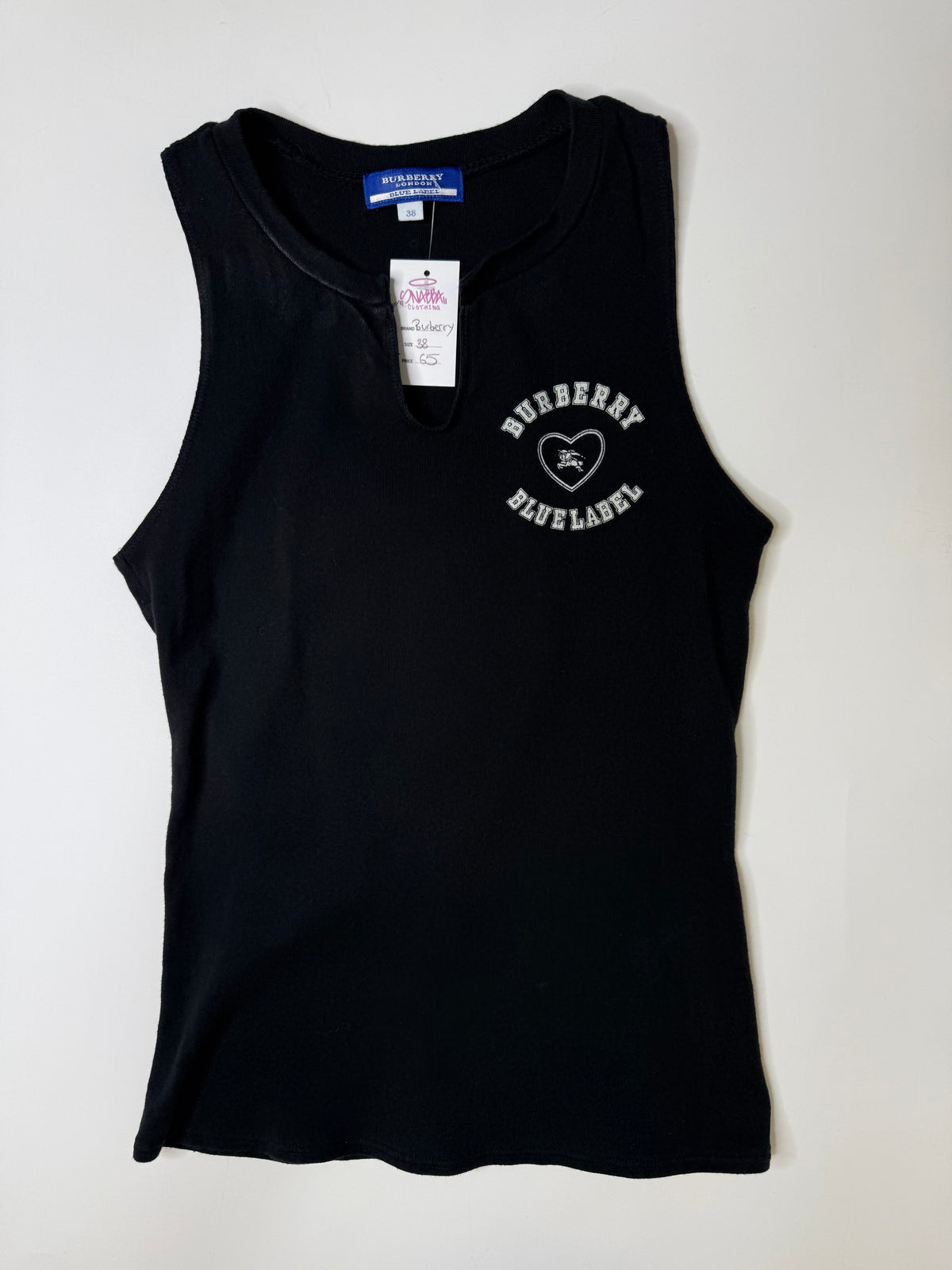 BURBERRY BLUE LABEL TANK TOP – BLACK (38)