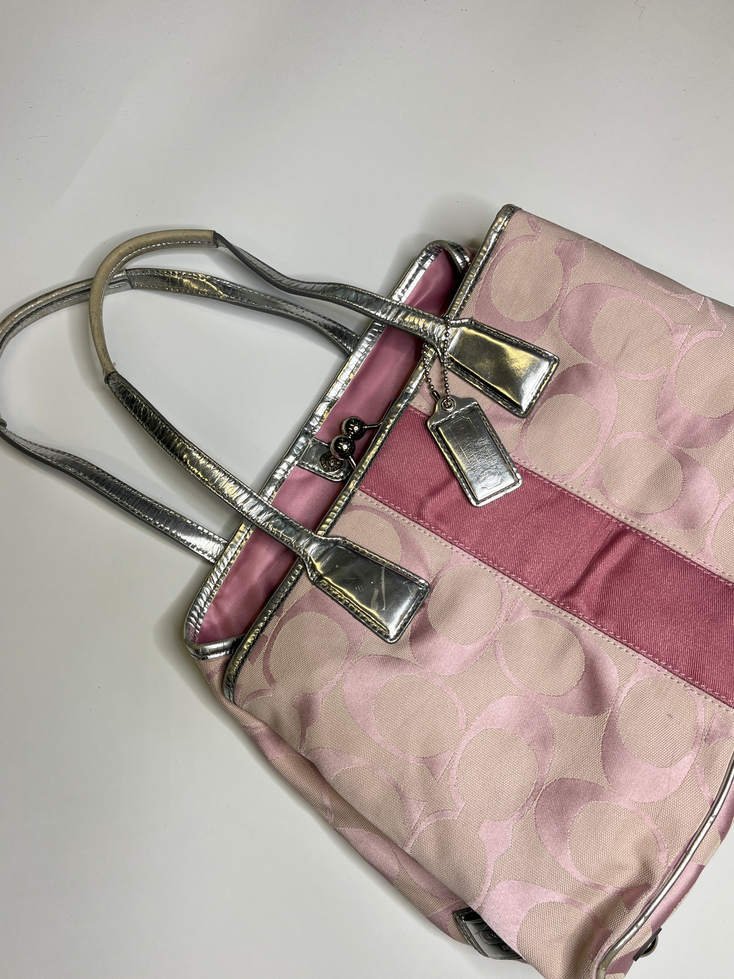 COACH MONOGRAM PURSE PINK
