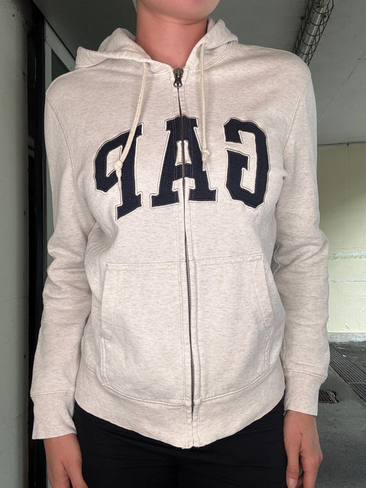 GAP VINTAGE ARCH LOGO ZIP HOODIE