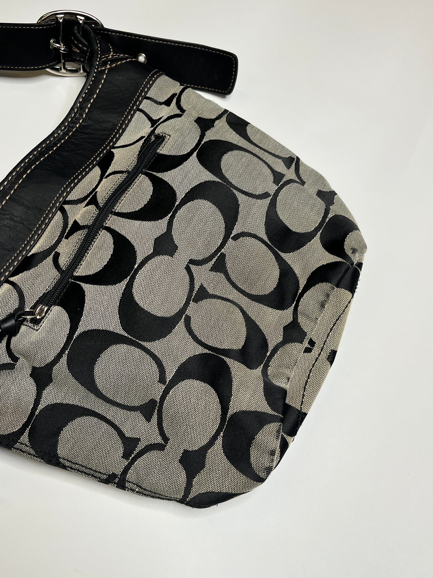 COACH MONOGRAM BAG LEATHER