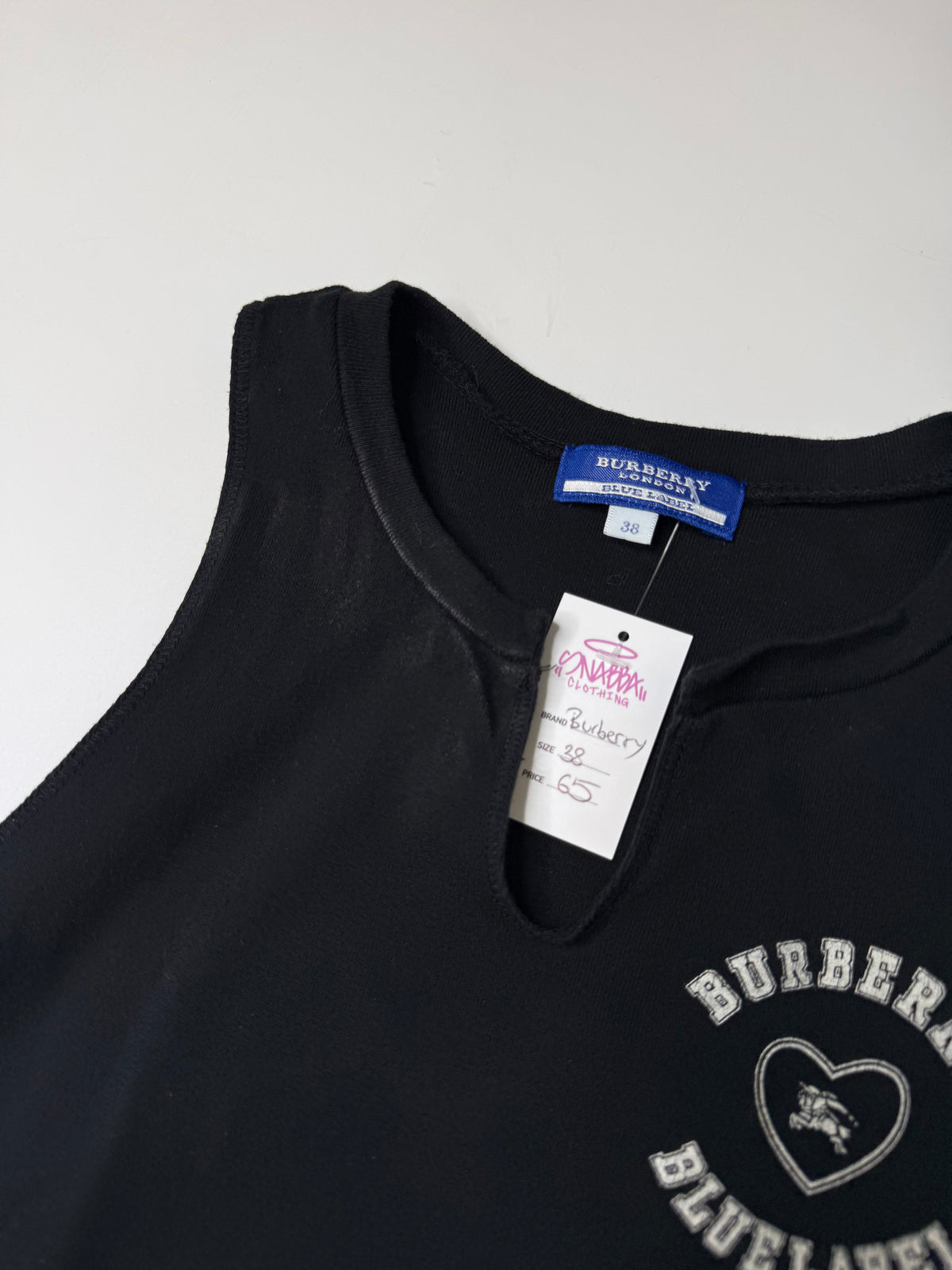 BURBERRY BLUE LABEL TANK TOP – BLACK (38)