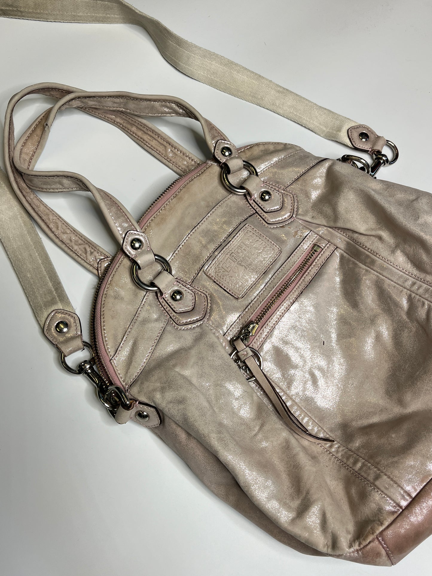 SHINY COACH PURSE