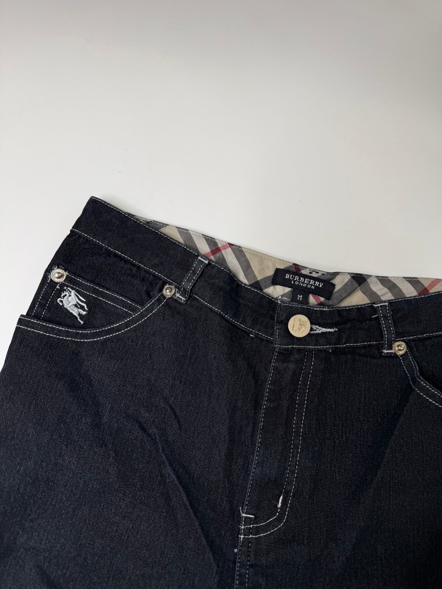 BURBERRY LONDON DENIM JEANS BLACK (M)