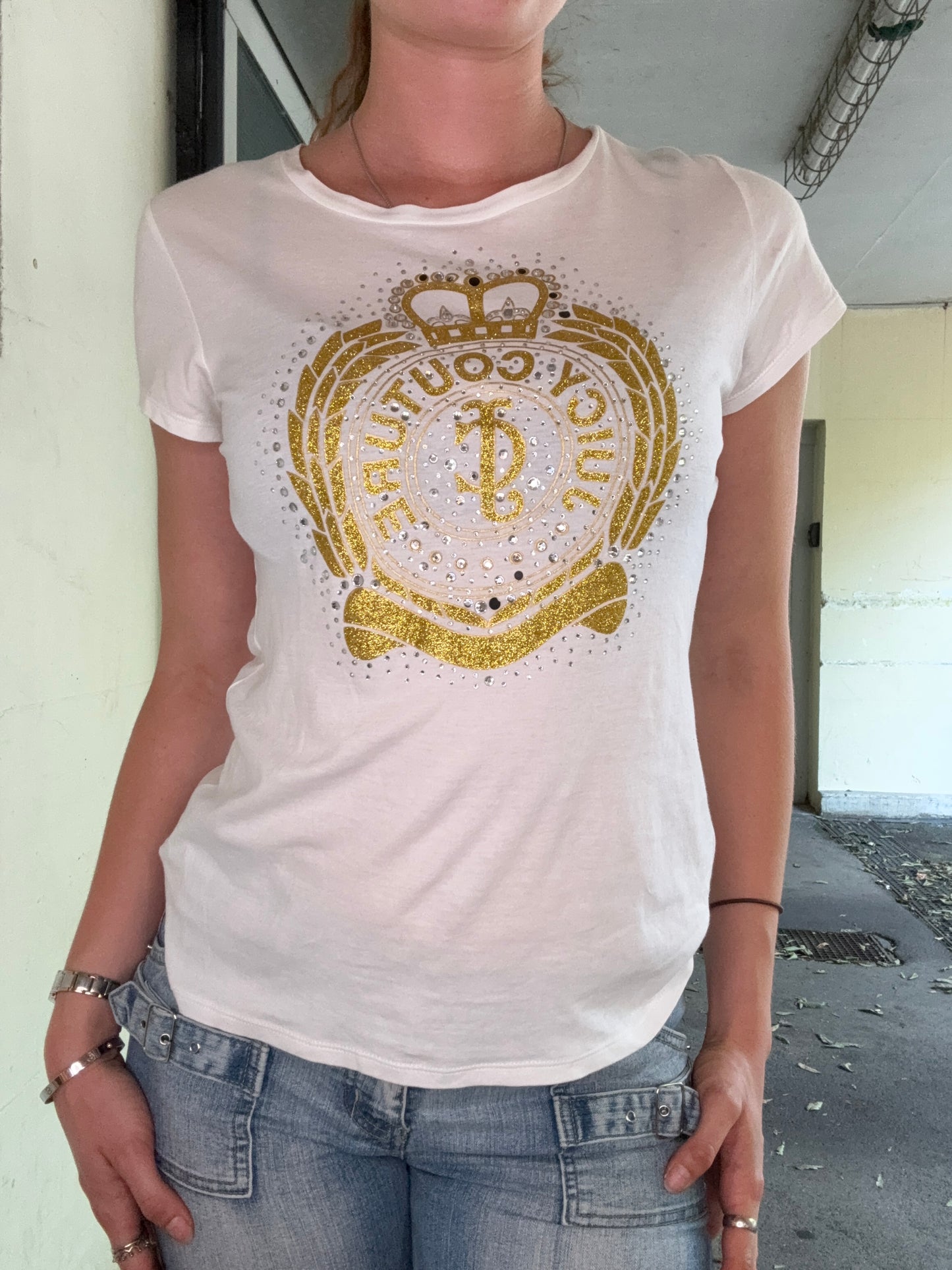 VINTAGE JUICY COUTURE SHIRT (-M)