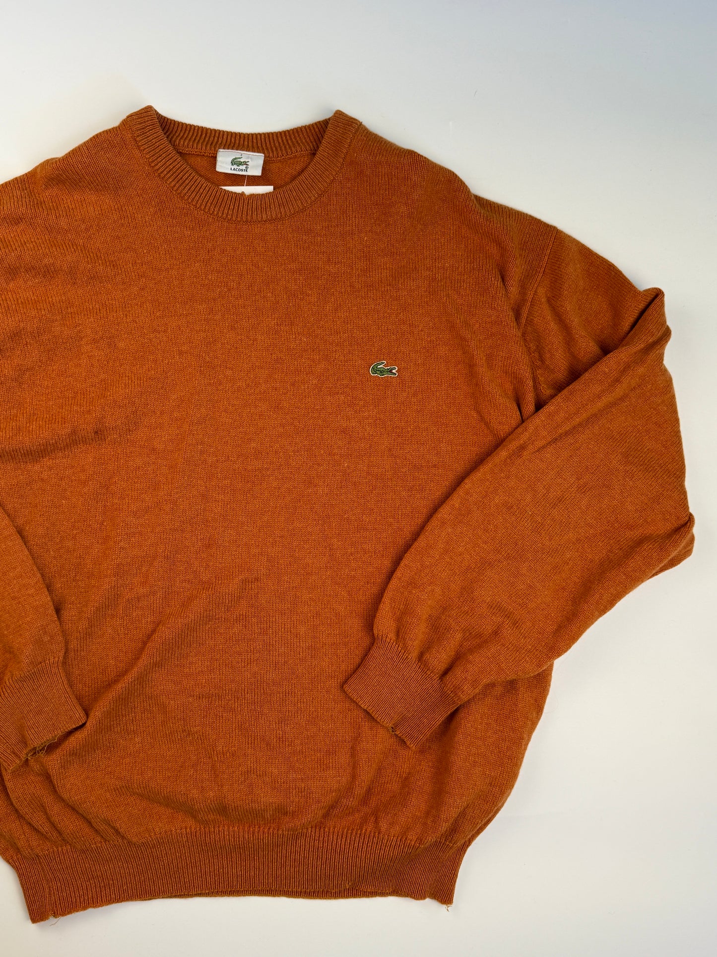 LACOSTE WOOL KNIT SWEATER (M-L)