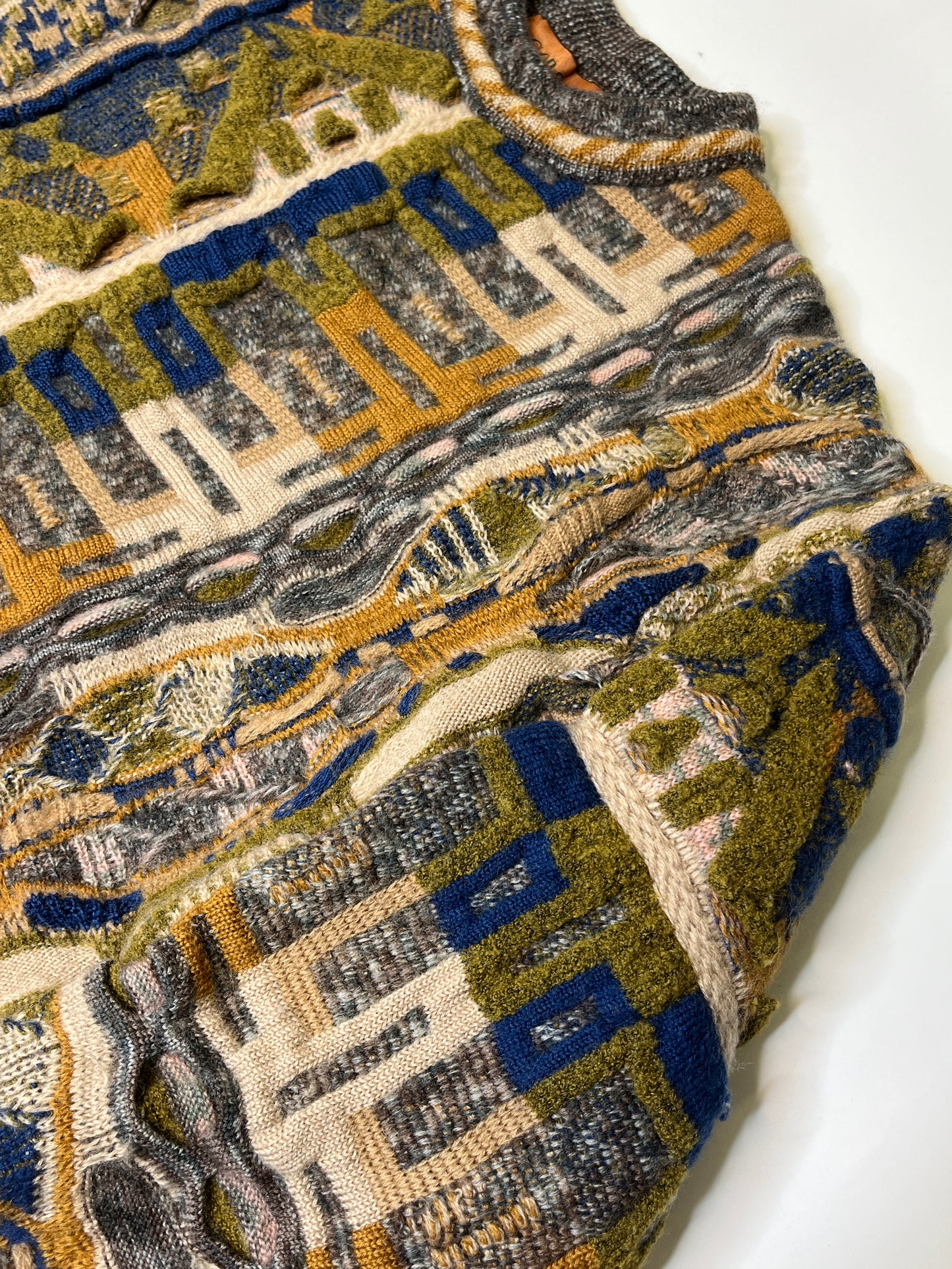 VINTAGE ITALIAN CORSINI COOGI STYLE WOOL SWEATER (~XS)