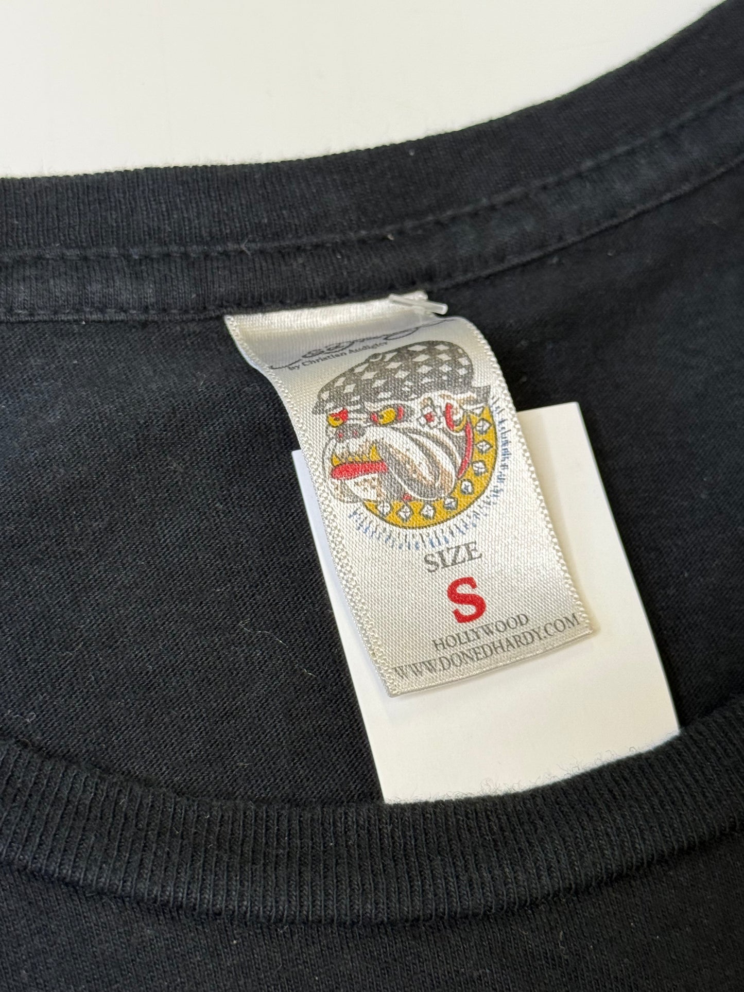 VINTAGE ED HARDY SHIRT IN BALCK (S)