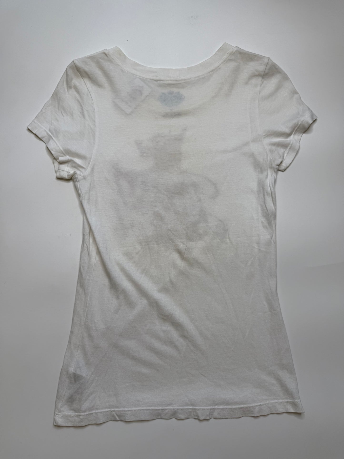VINTAGE JUICY COUTURE SHIRT IN WHITE (S)