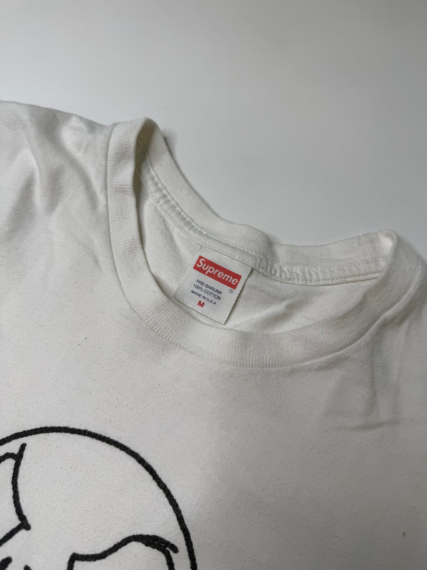 SUPREME JACK SKELLINGTON TEE WHITE (M)