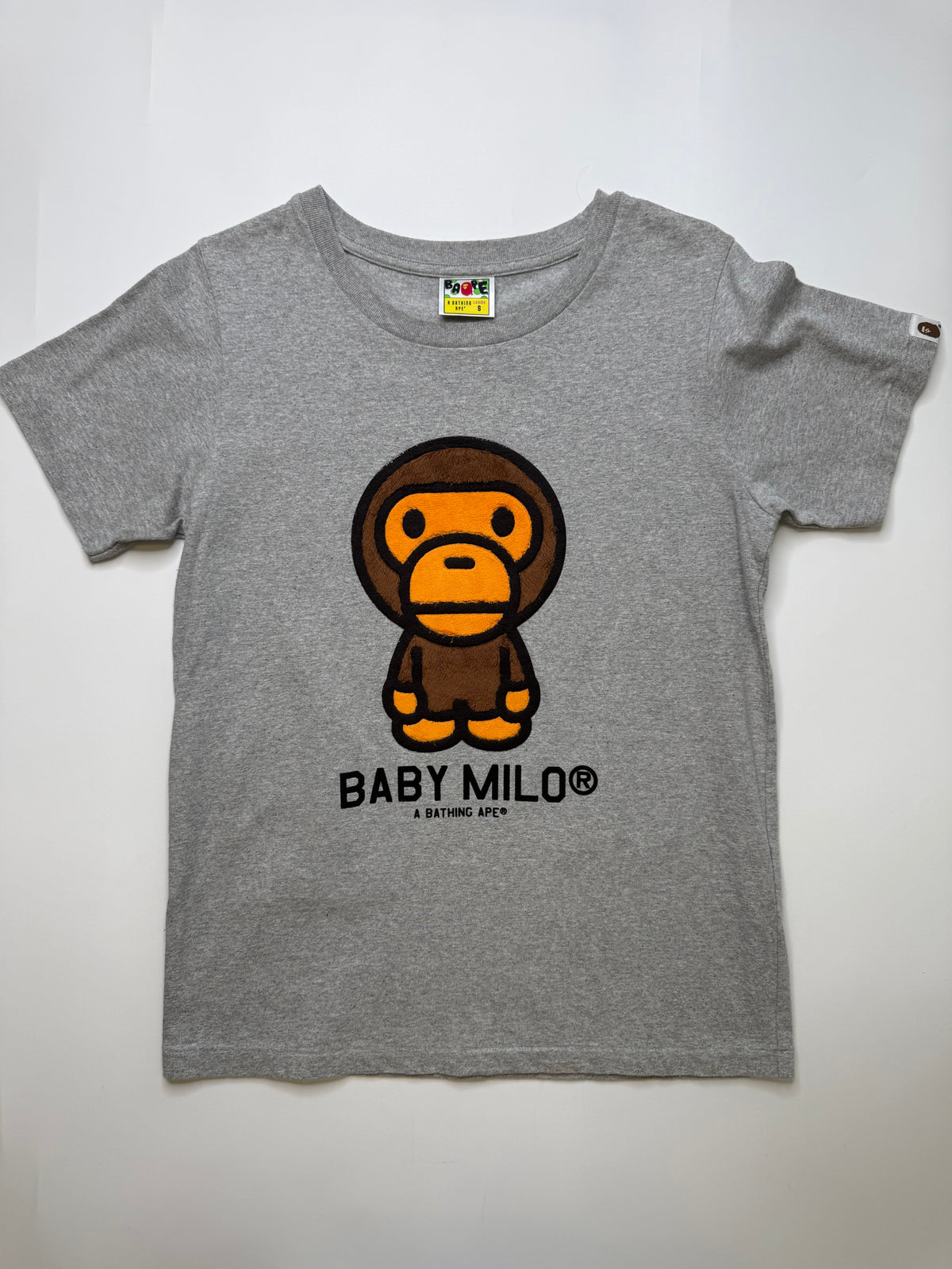 BAPE LADIES BABY MILO TEE – GREY (S)
