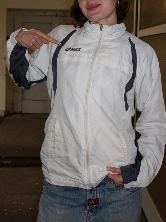 VINTAGE ASICS ZIPPER (M)