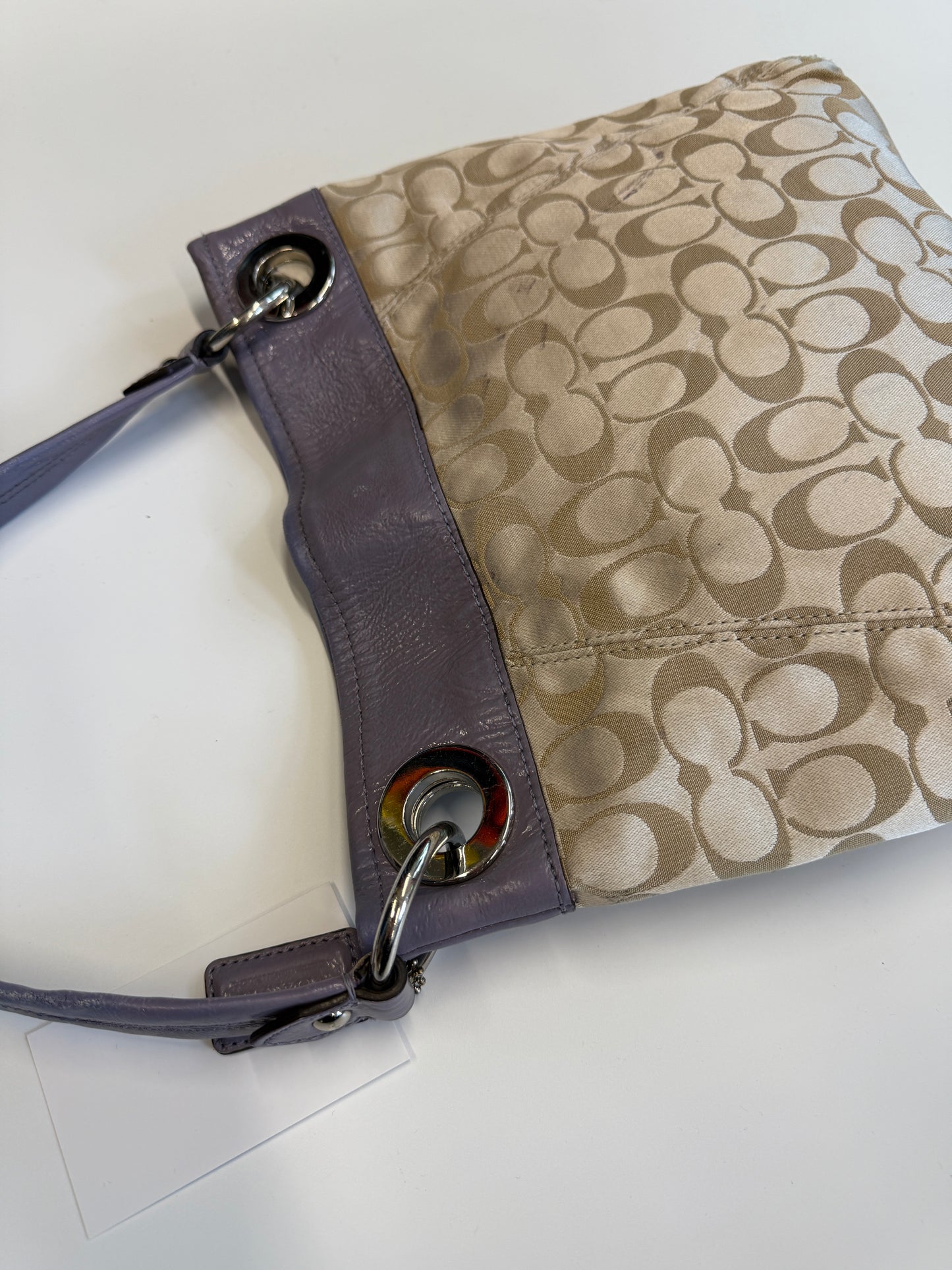 COACH MONOGRAM PURSE PURPLE