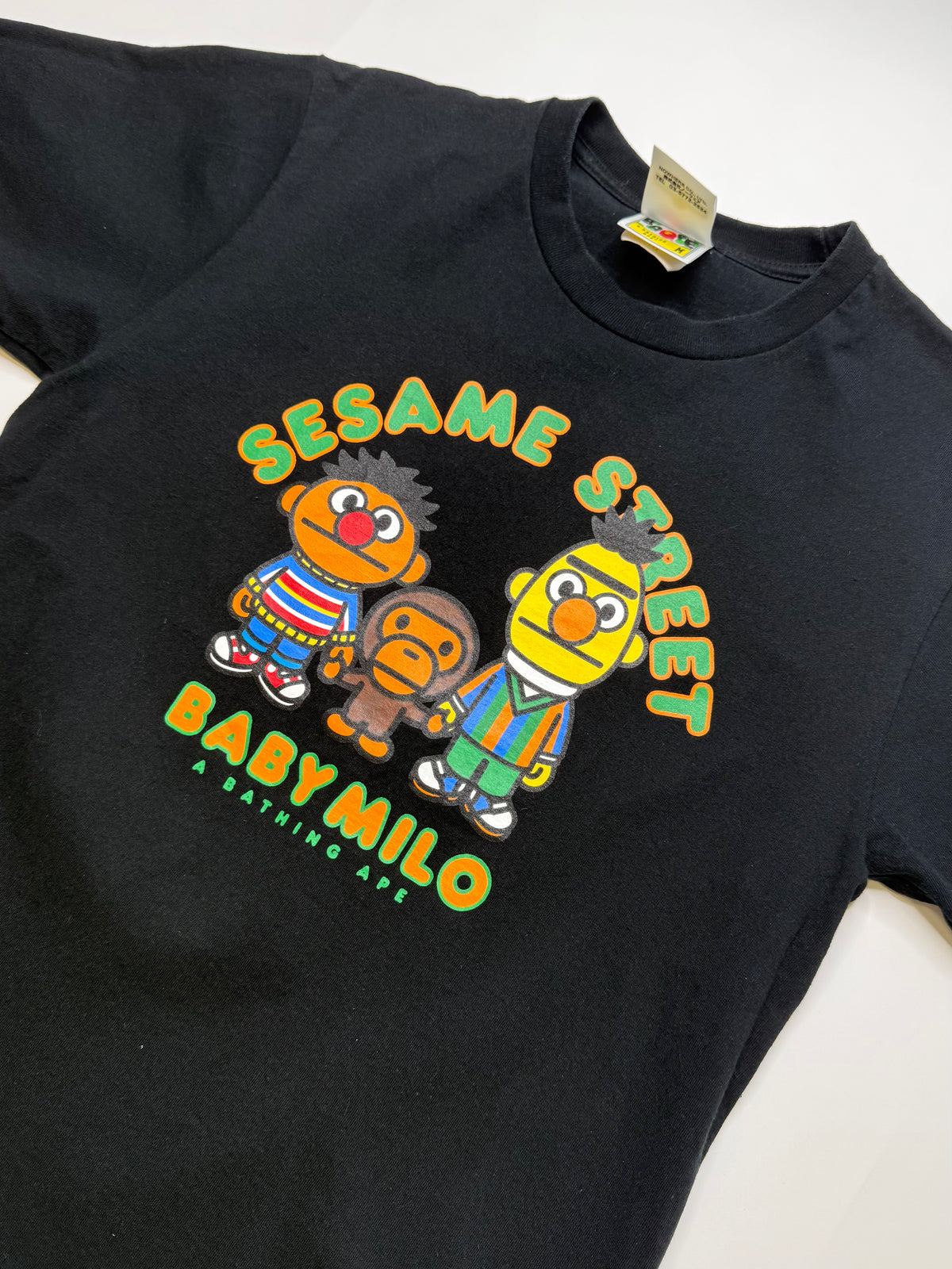 BAPE SESAME STREET BABY MILO TEE – BLACK (M)