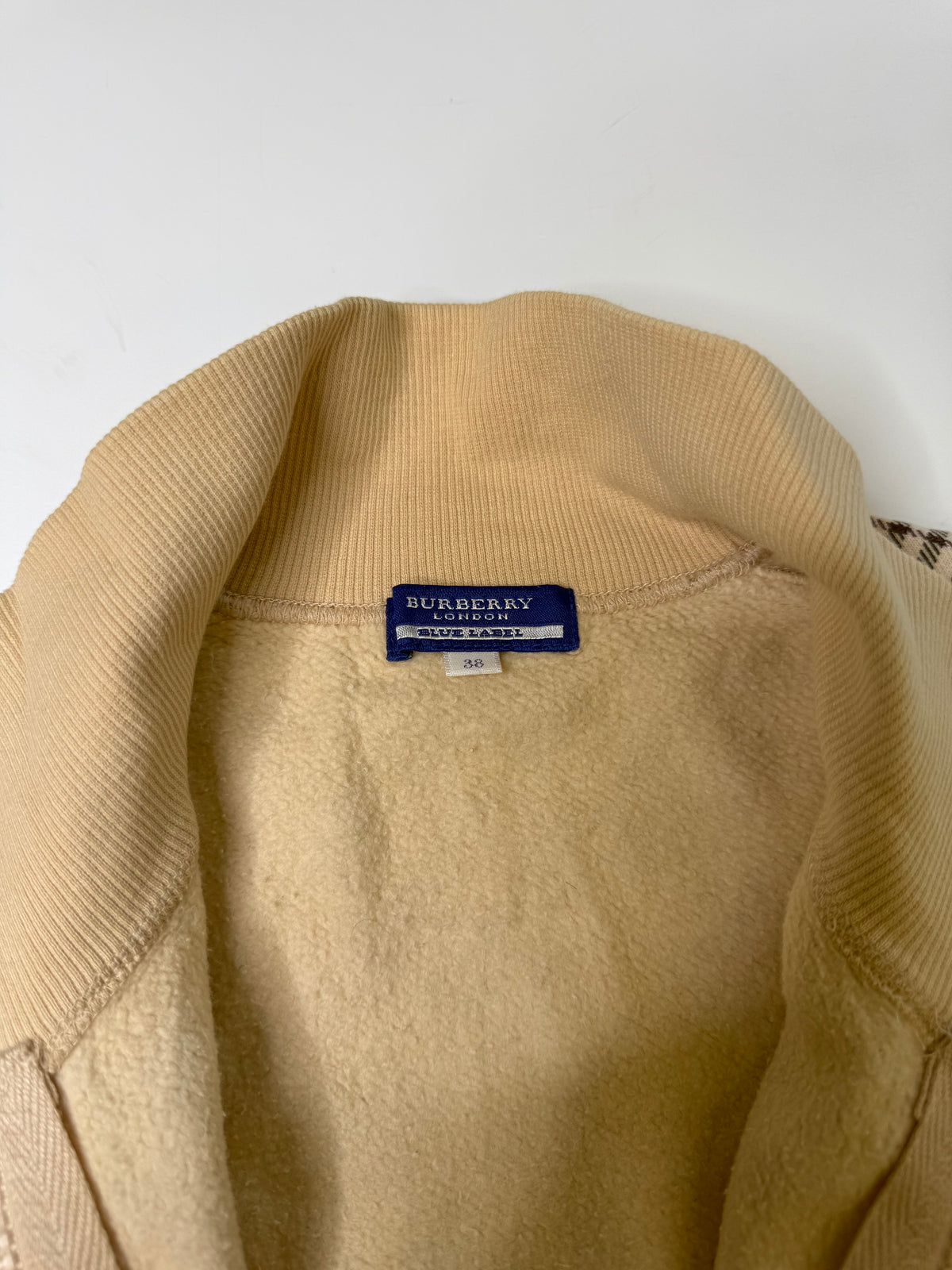 BURBERRY LONDON BLUE LABEL NOVA CHECK JACKET (TAN) (38)
