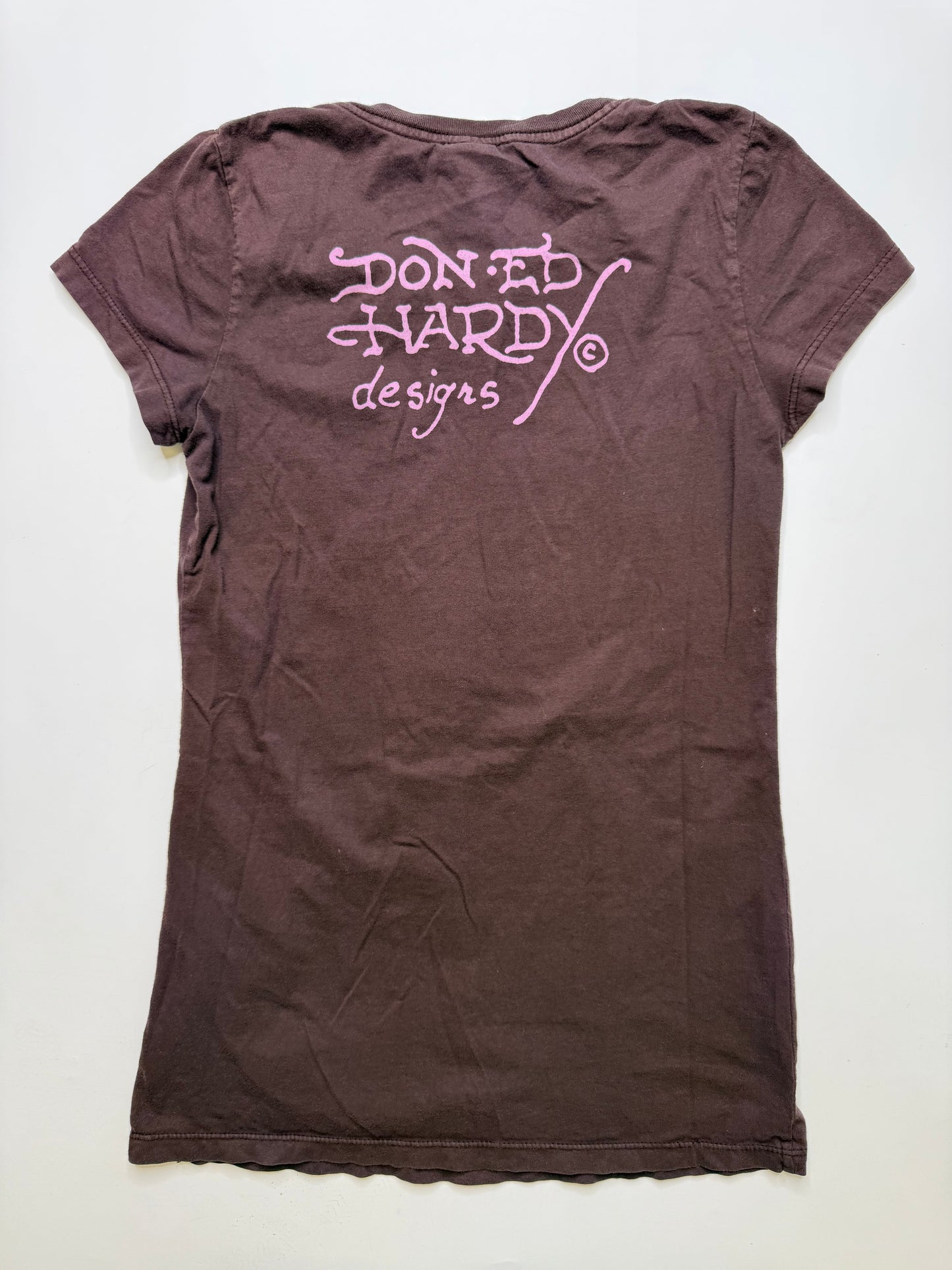 ED HARDY TEE – BROWN (XS)