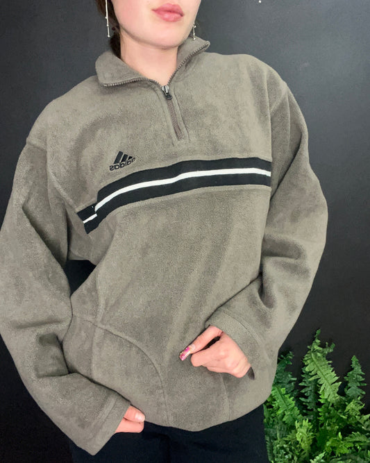 ADIDAS FLEECE SWEATER 90s (L)