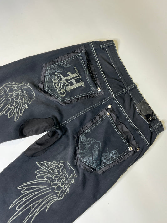 PLAY BIGG EMBOIDERY JEANS (w34, L)