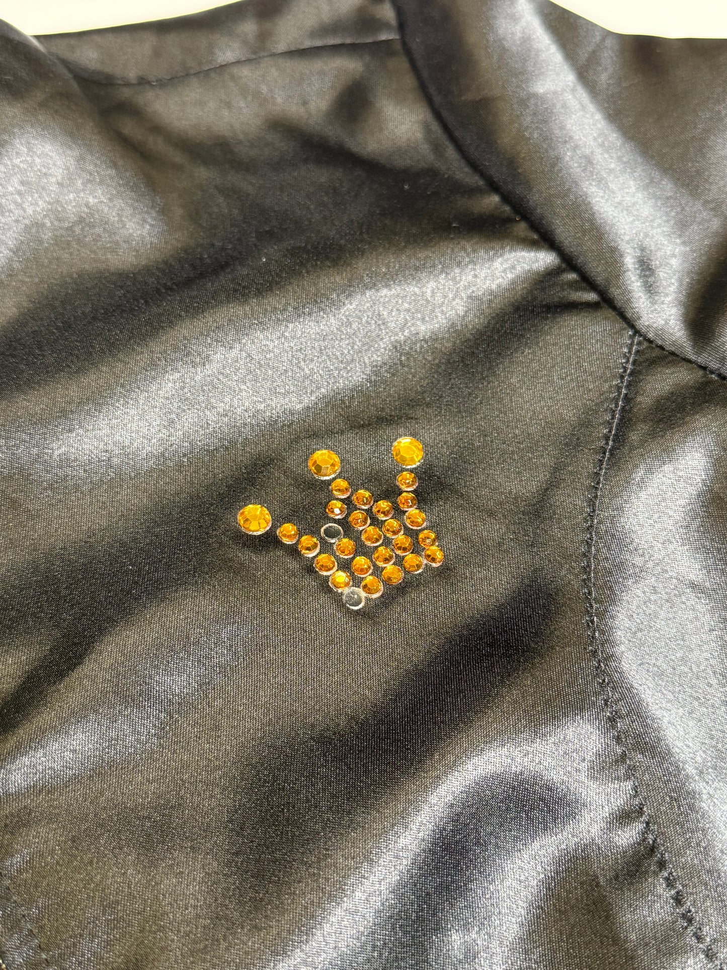 VINTAGE 2000s MISS SIXTY RHINESTONE RUFFLED JACKET