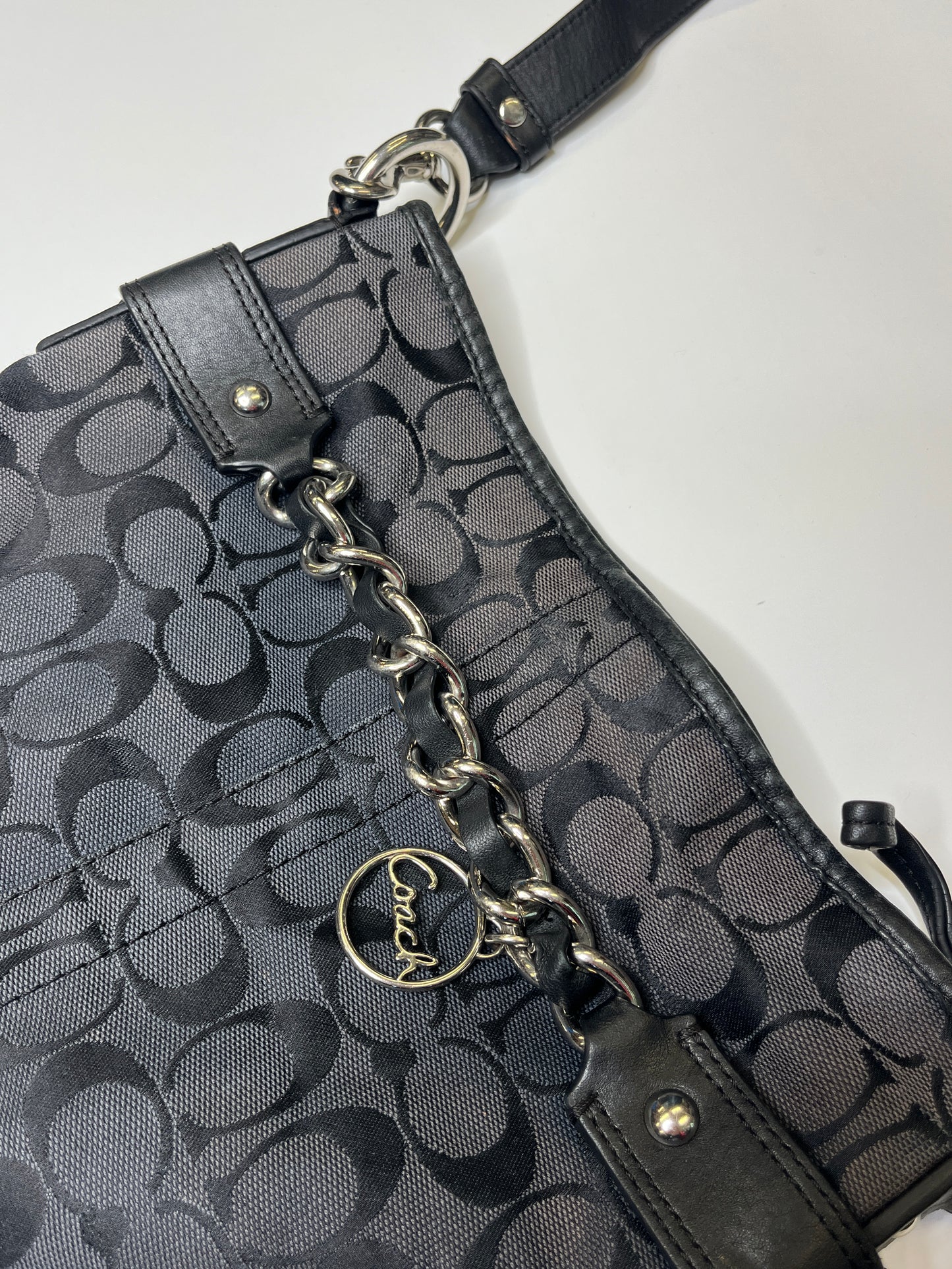 COACH MONOGRAM LEATHER PURSE