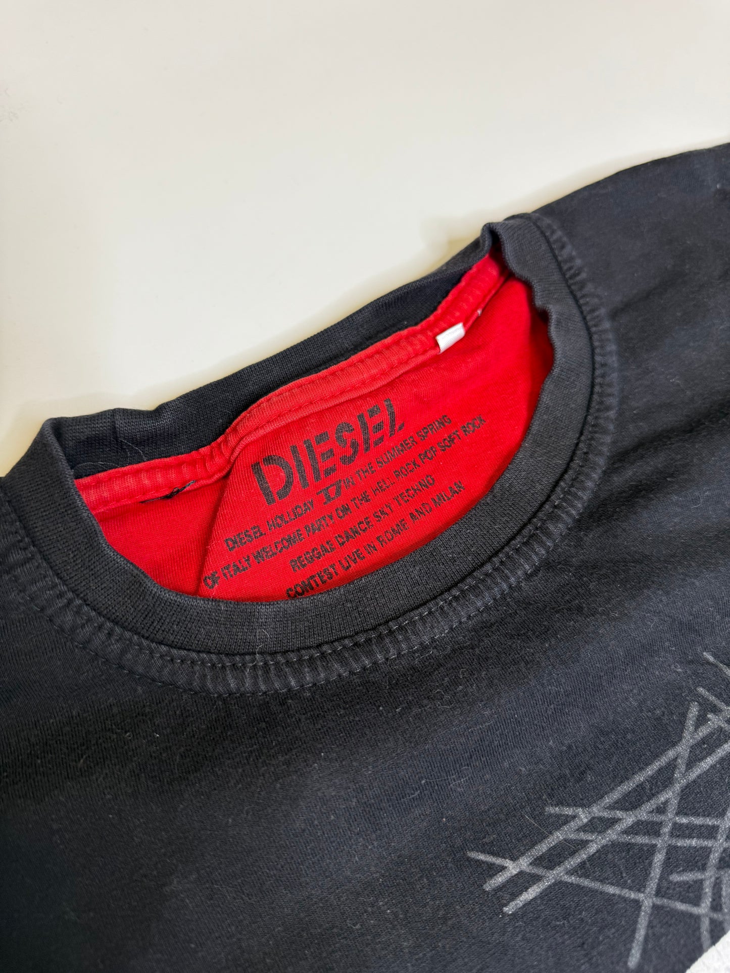 VINTAGE BLACK DIESEL SHIRT (L)