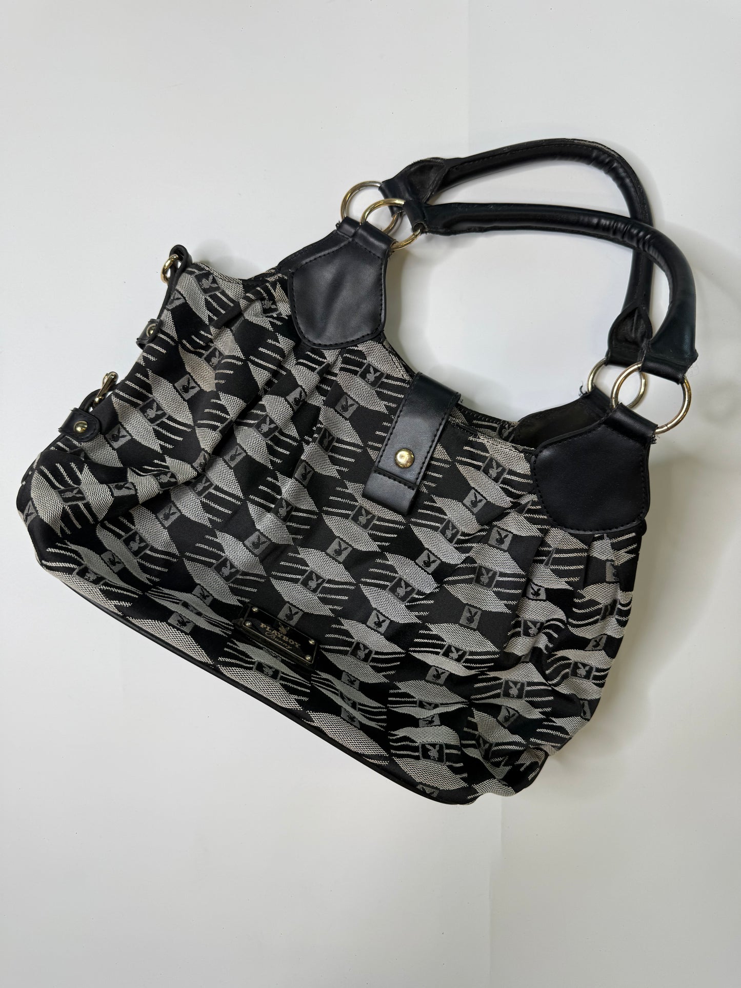 PLAYBOY BUNNY VINTAGE MONOGRAM SHOULDER BAG