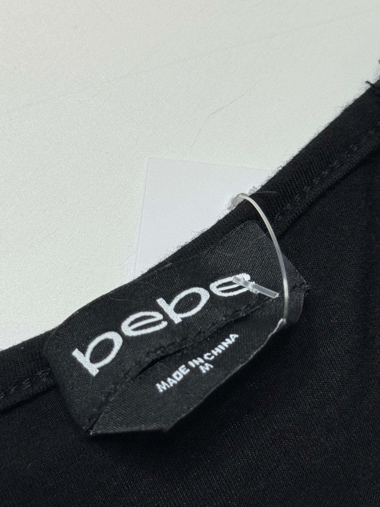 VINTAGE BEBE SHIRT IN BLACK (M)