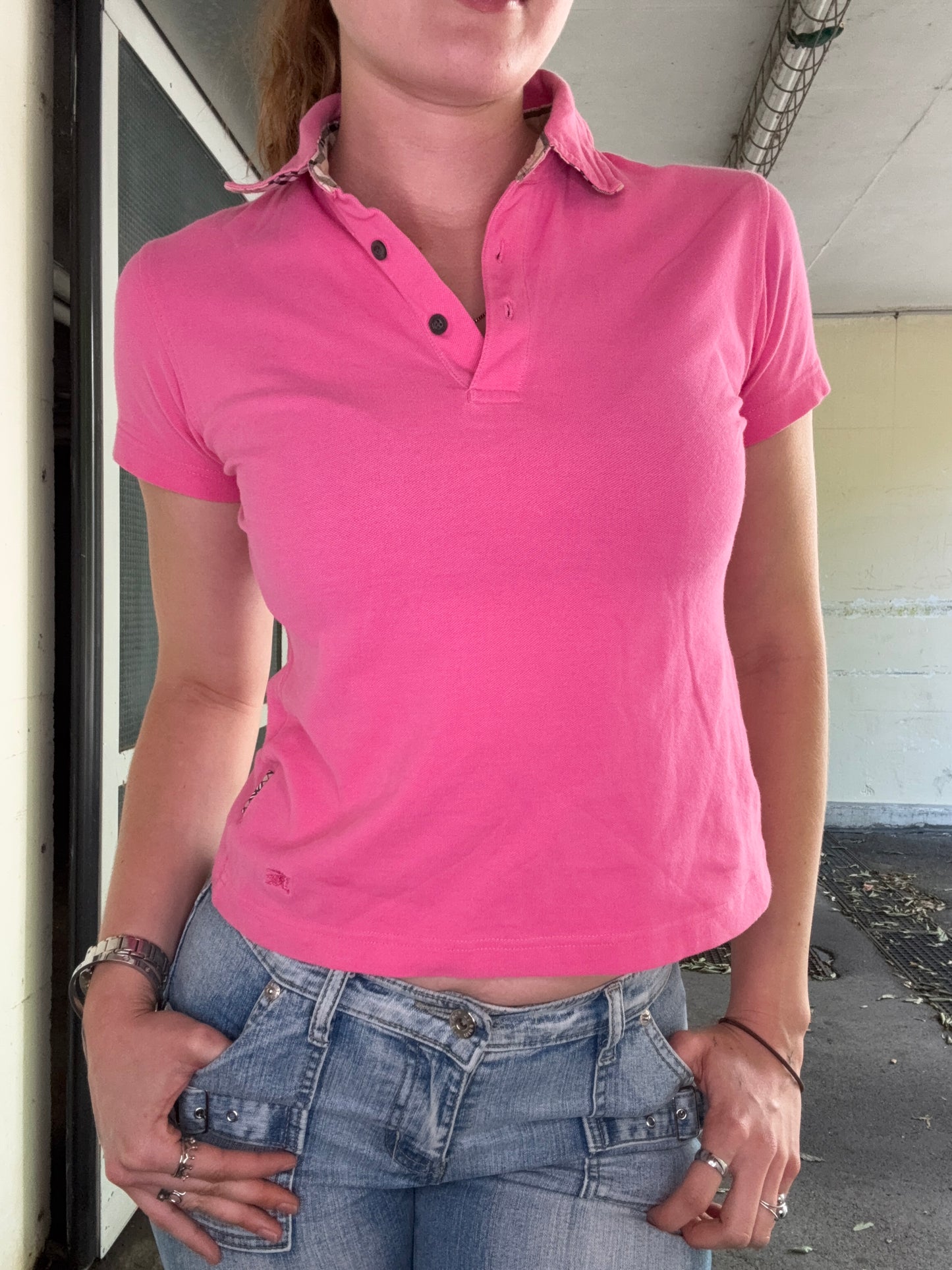 VINTAGE BURBERRY POLO (M)