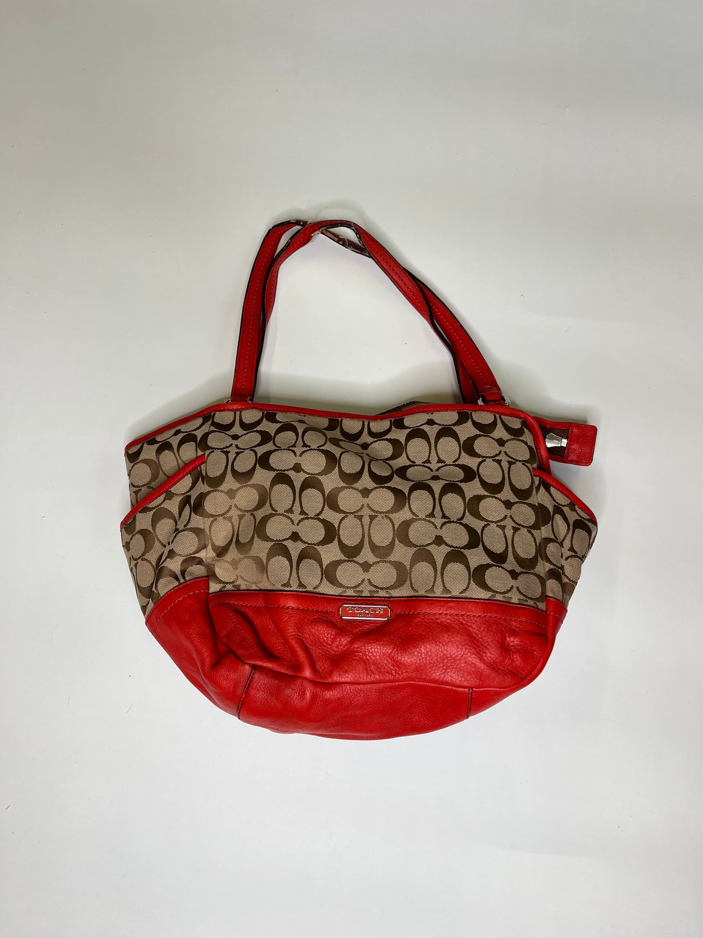 COACH MONOGRAM PURSE RED