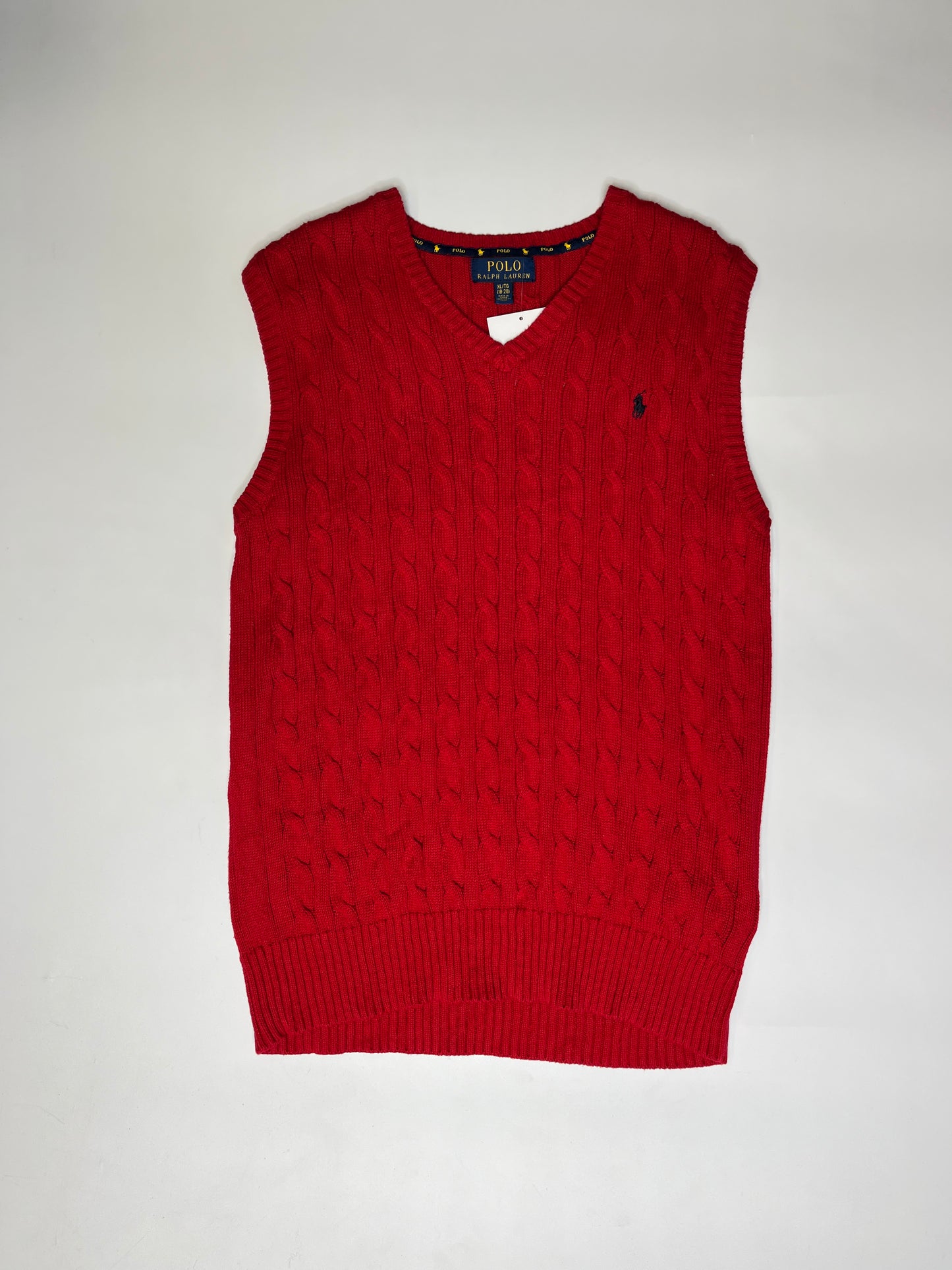 POLO RALPH LAUREN KNIT VEST (~M-L)