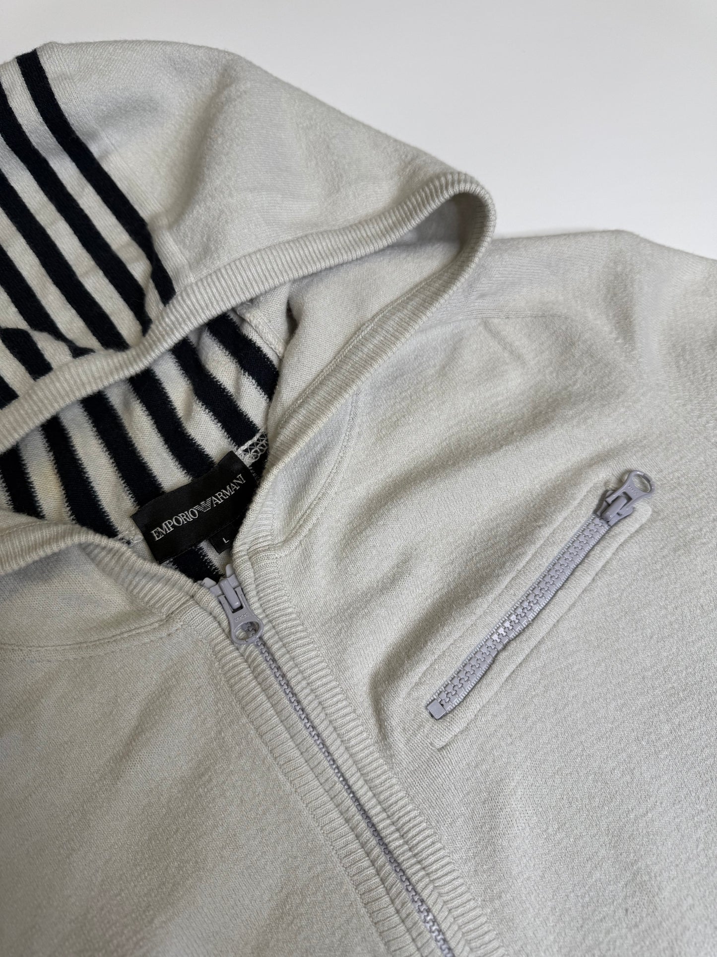 VINTAGE EMPORIO ARMANI ZIP JACKET (L)
