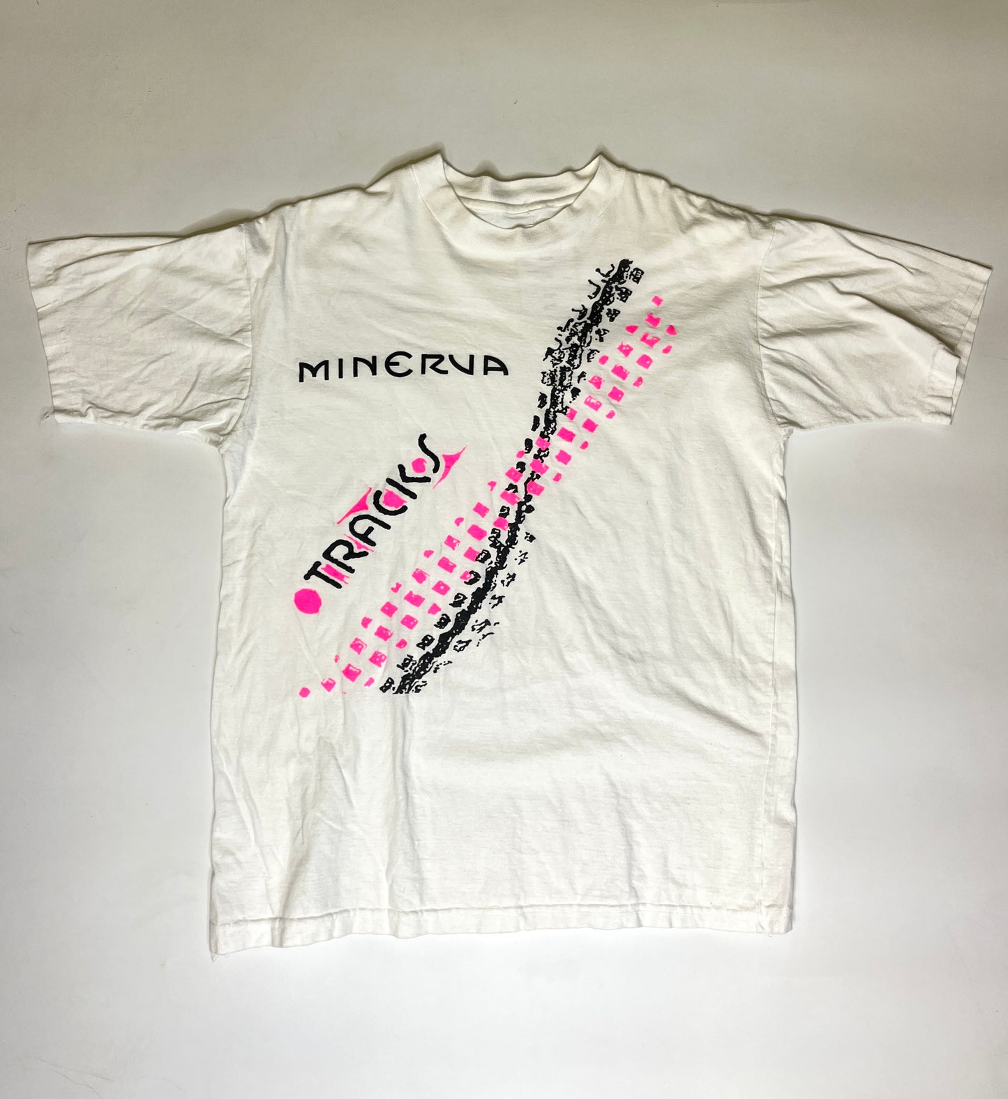 VINTAGE MINERVA GRAPHIC T-SHIRT 2000S (~L)