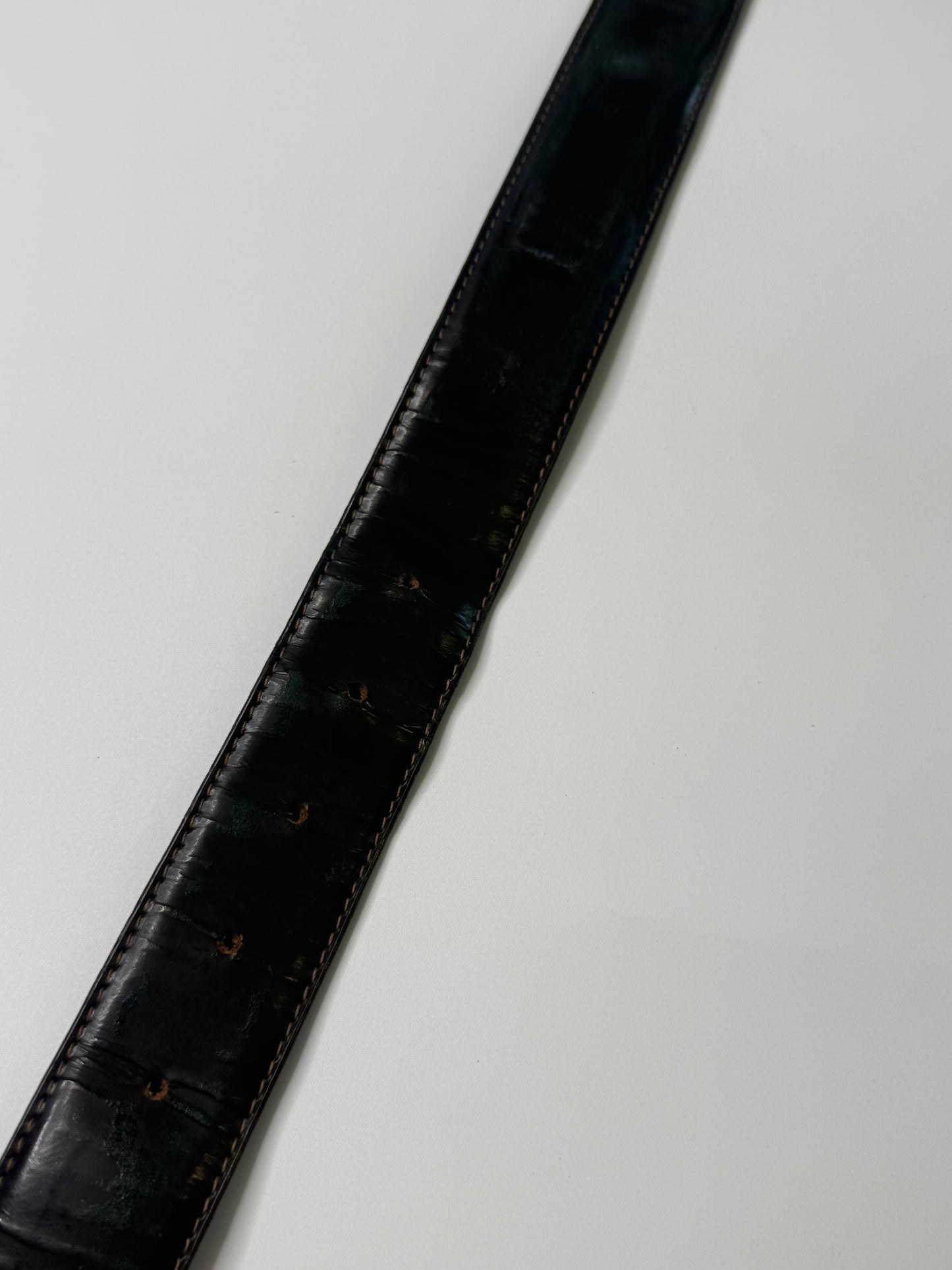 VERSACE VINTAGE CLASSIC LEATHER BELT
