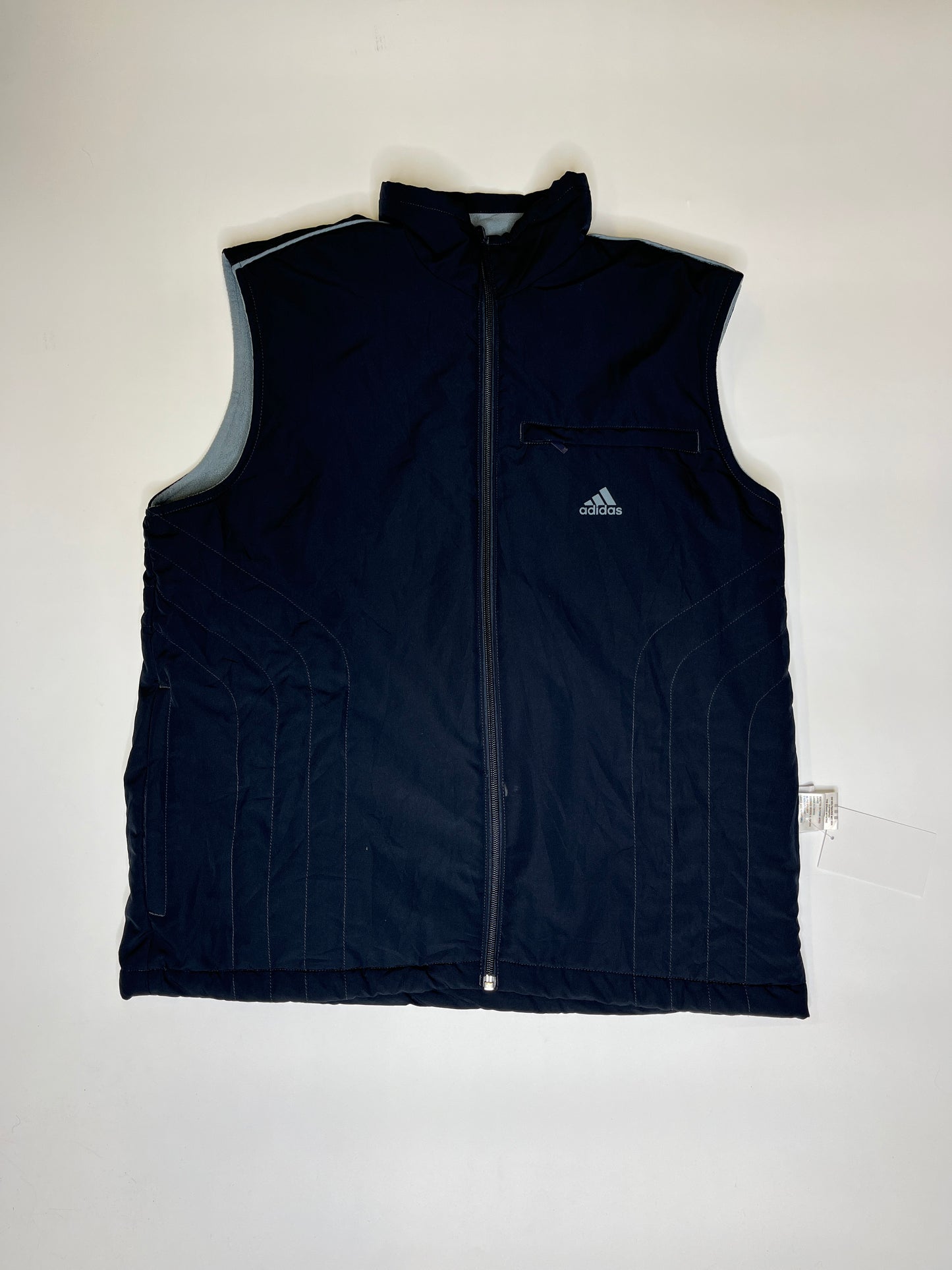 2 in 1 ADIDAS 2000s REVERSIBLE! VEST (M)