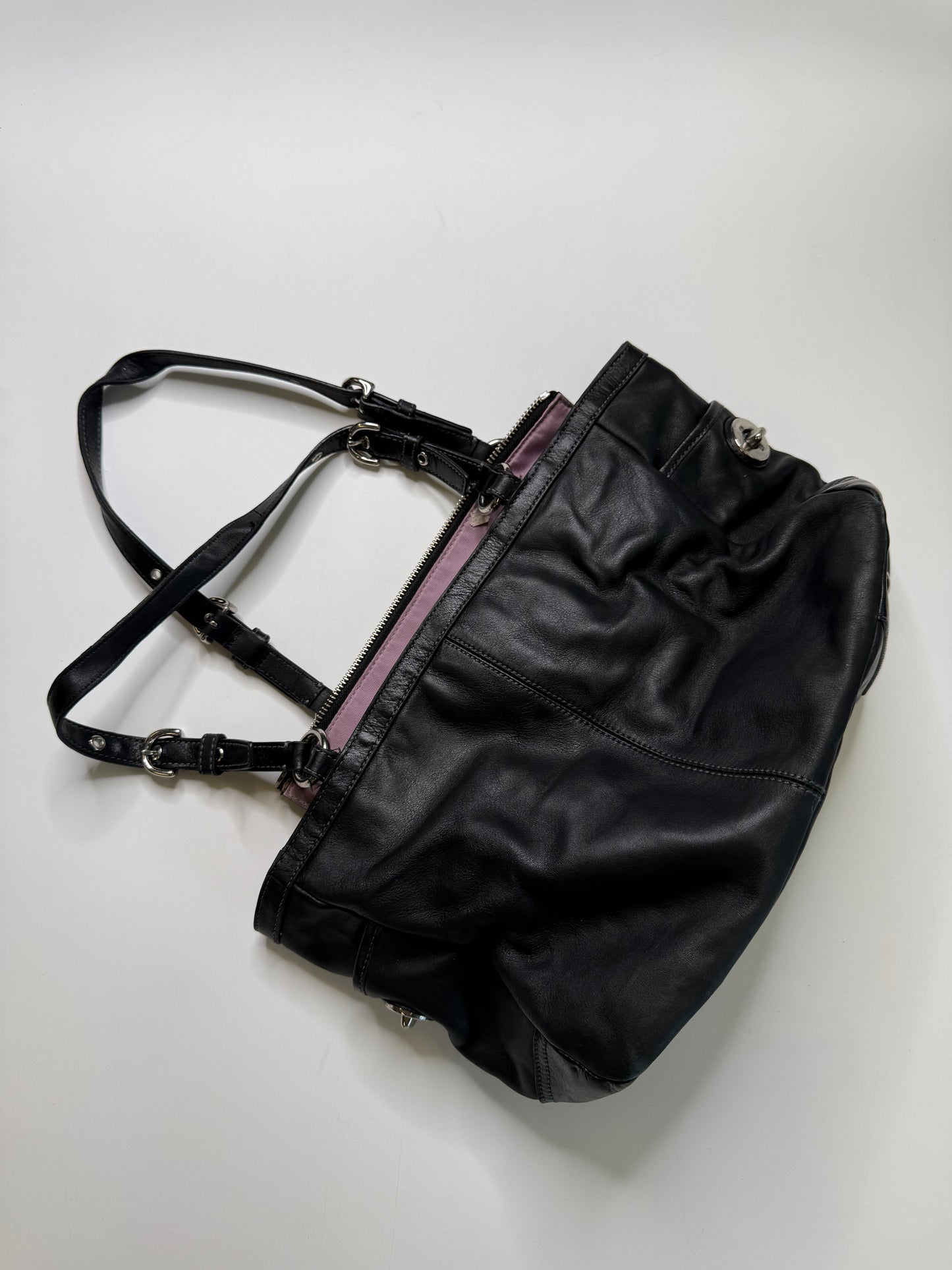 COACH VINTAGE PEBBLED LEATHER TOTE BAG