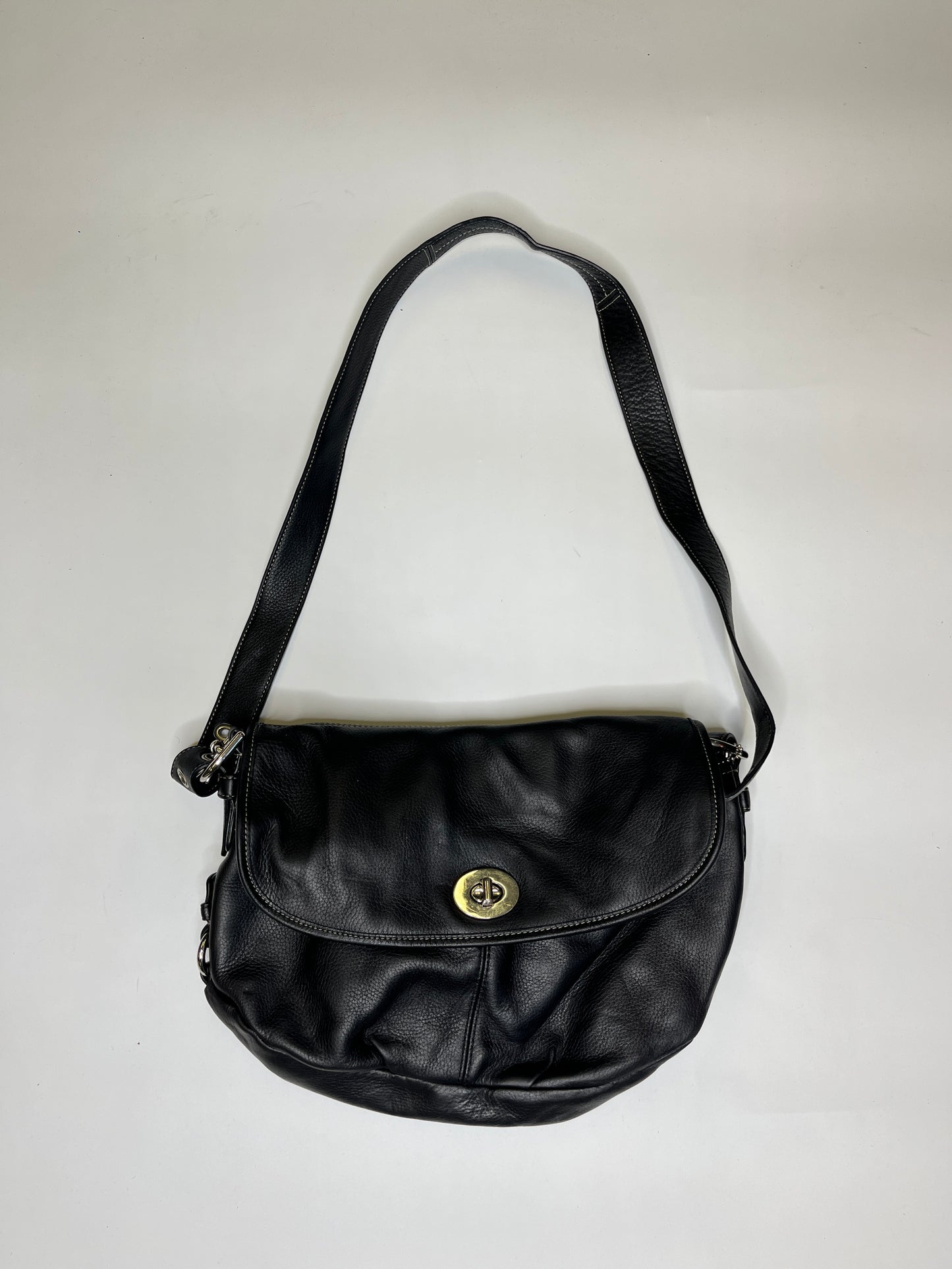 GENUINE LESTHER COACH PURSE BLACK