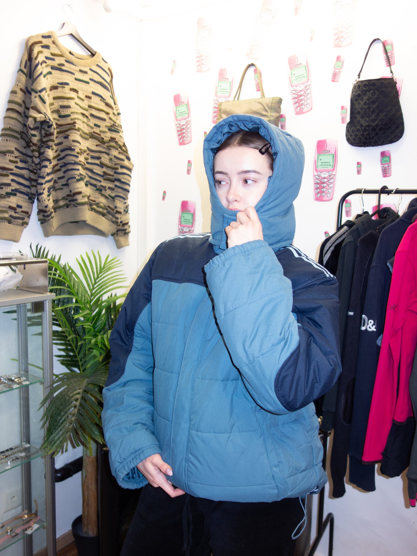 2000s ADIDAS PUFFER JACKET (M)