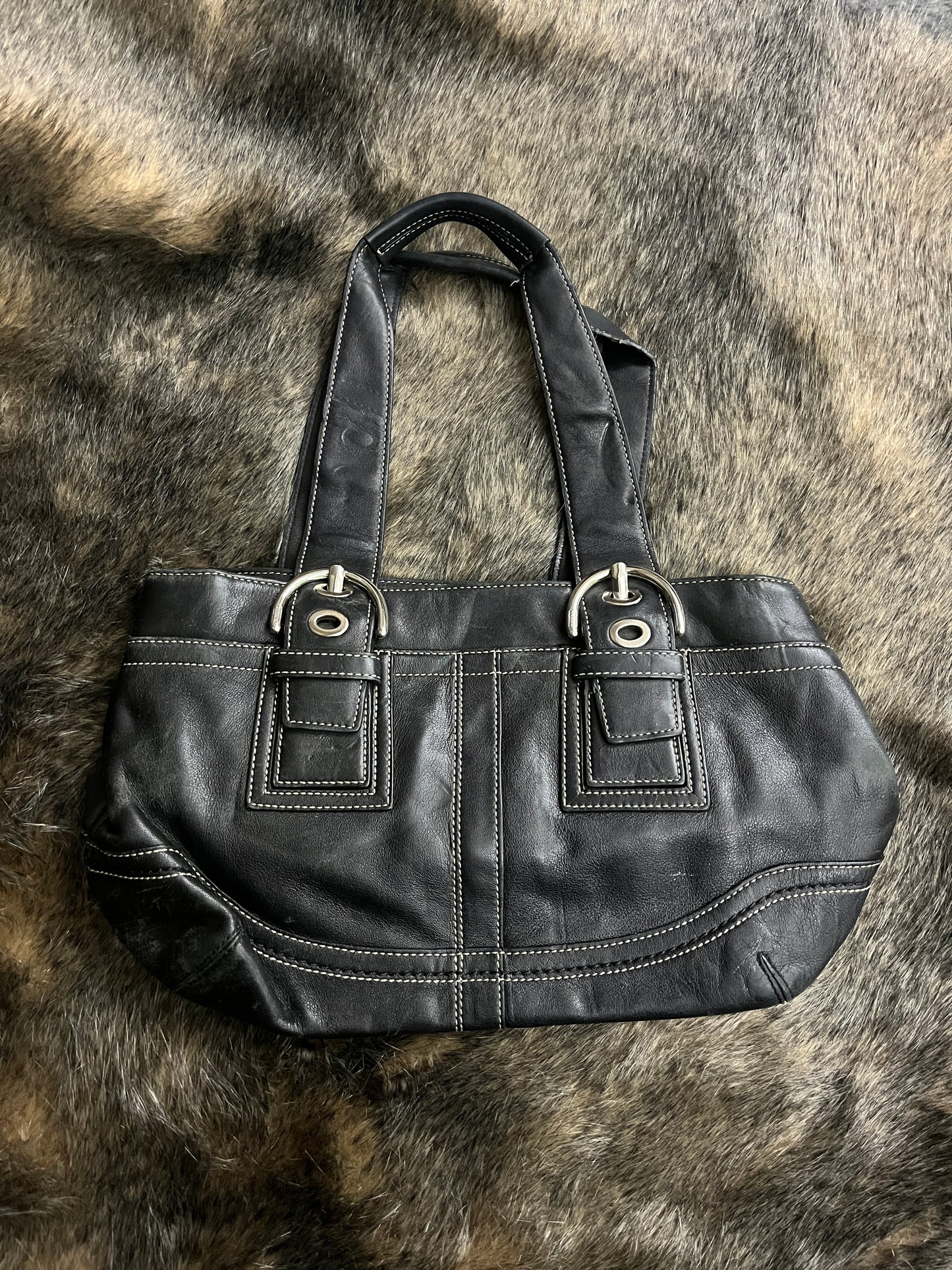 COACH BAG REAL LEATHER