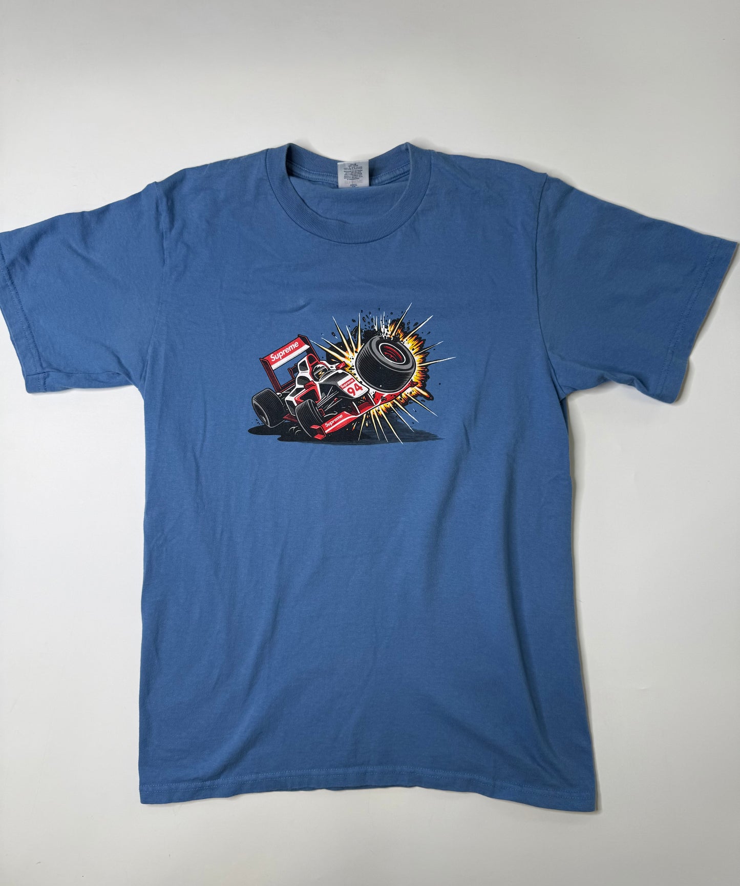 SUPREME F1 RACING TEE BLUE (S)