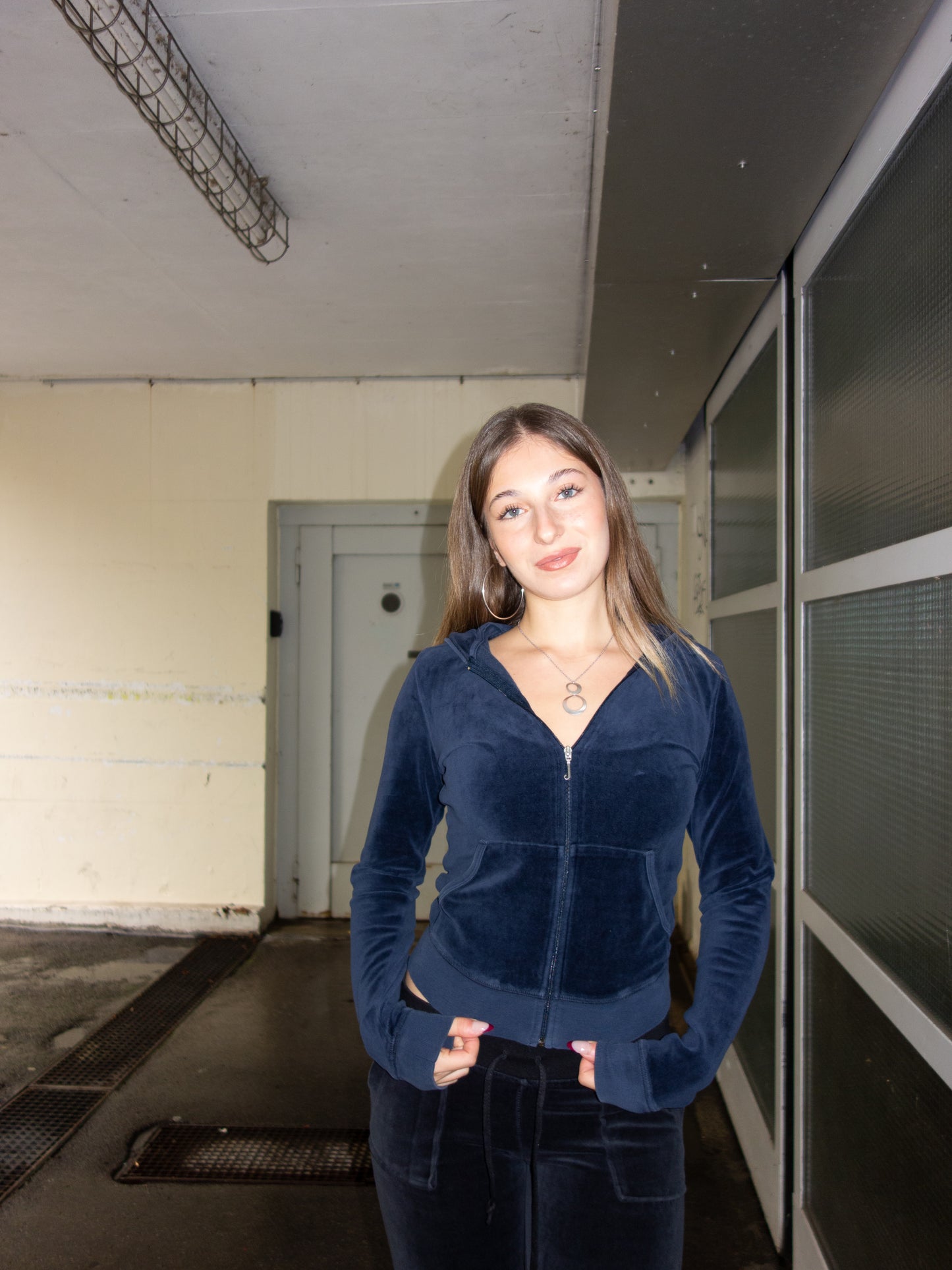 JUICY COUTURE ZIPPER DARK BLUE (S)