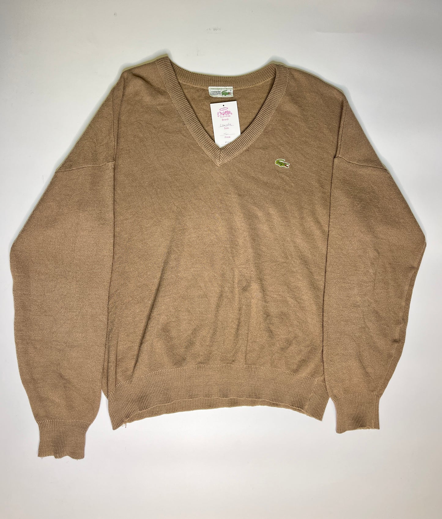 LACOSTE KNIT SWEATER (~L)