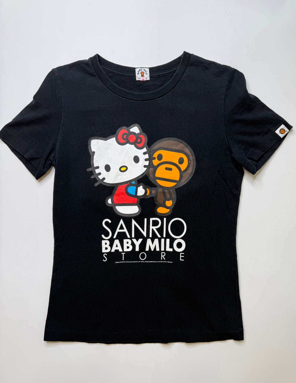 BAPE X SANRIO BABY MILO STORE TEE – BLACK (XS)