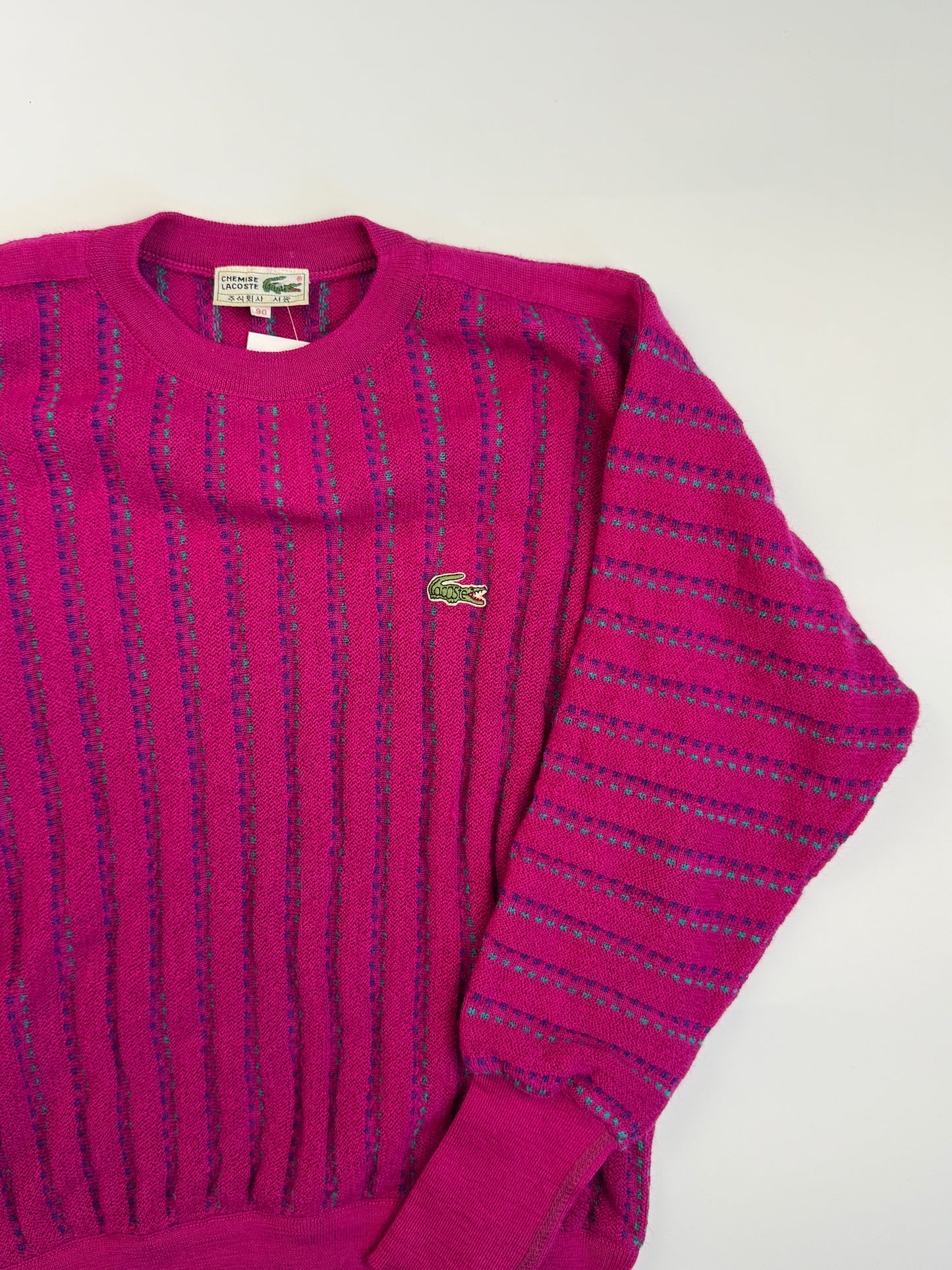 LACOSTE WOOL KNIT SWEATER (S)