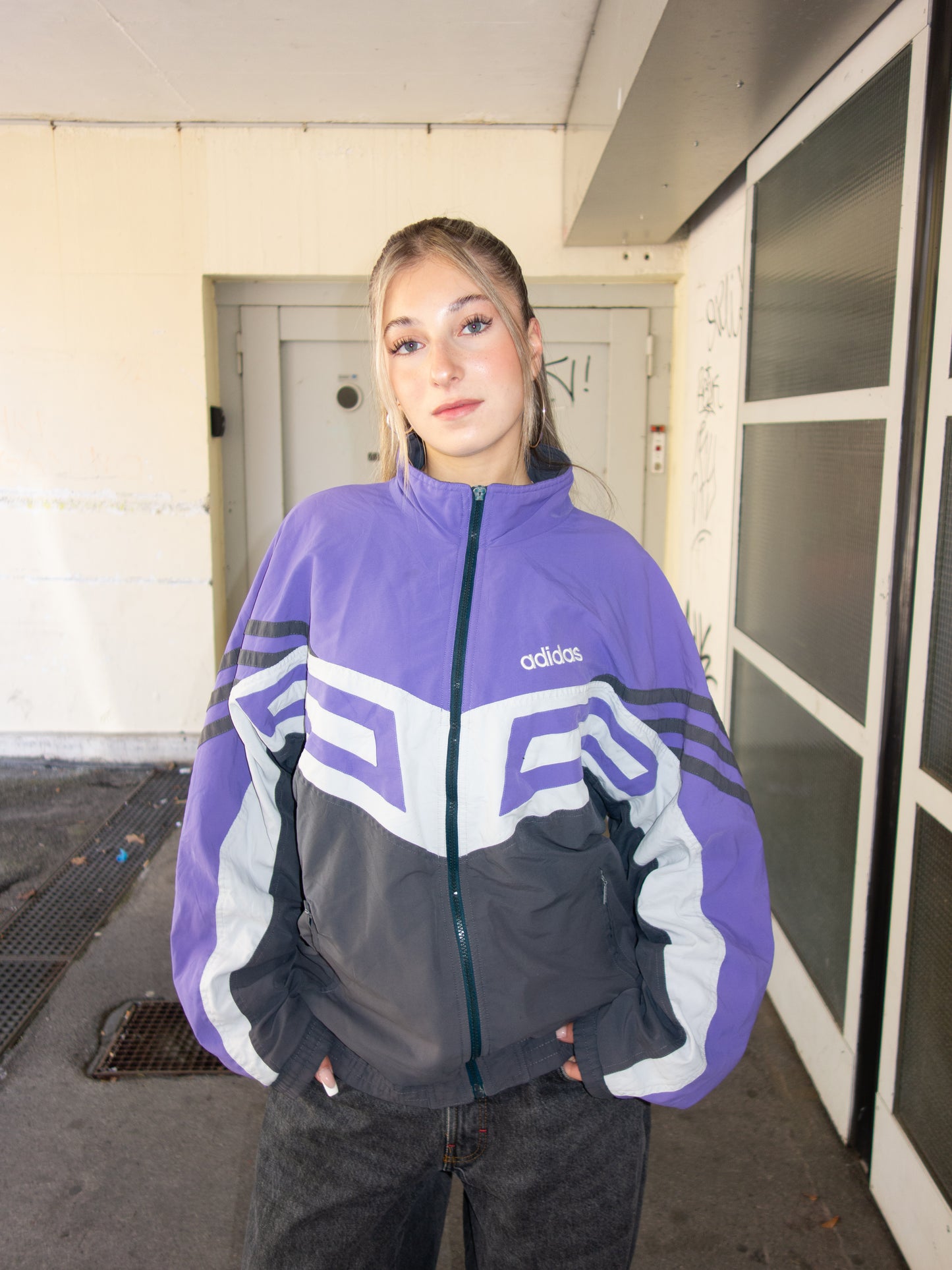 2000s ADIDAS JACKET (M)
